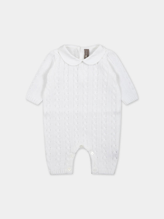 Tutina bianca per neonati,Little Bear,6115 BIANCO