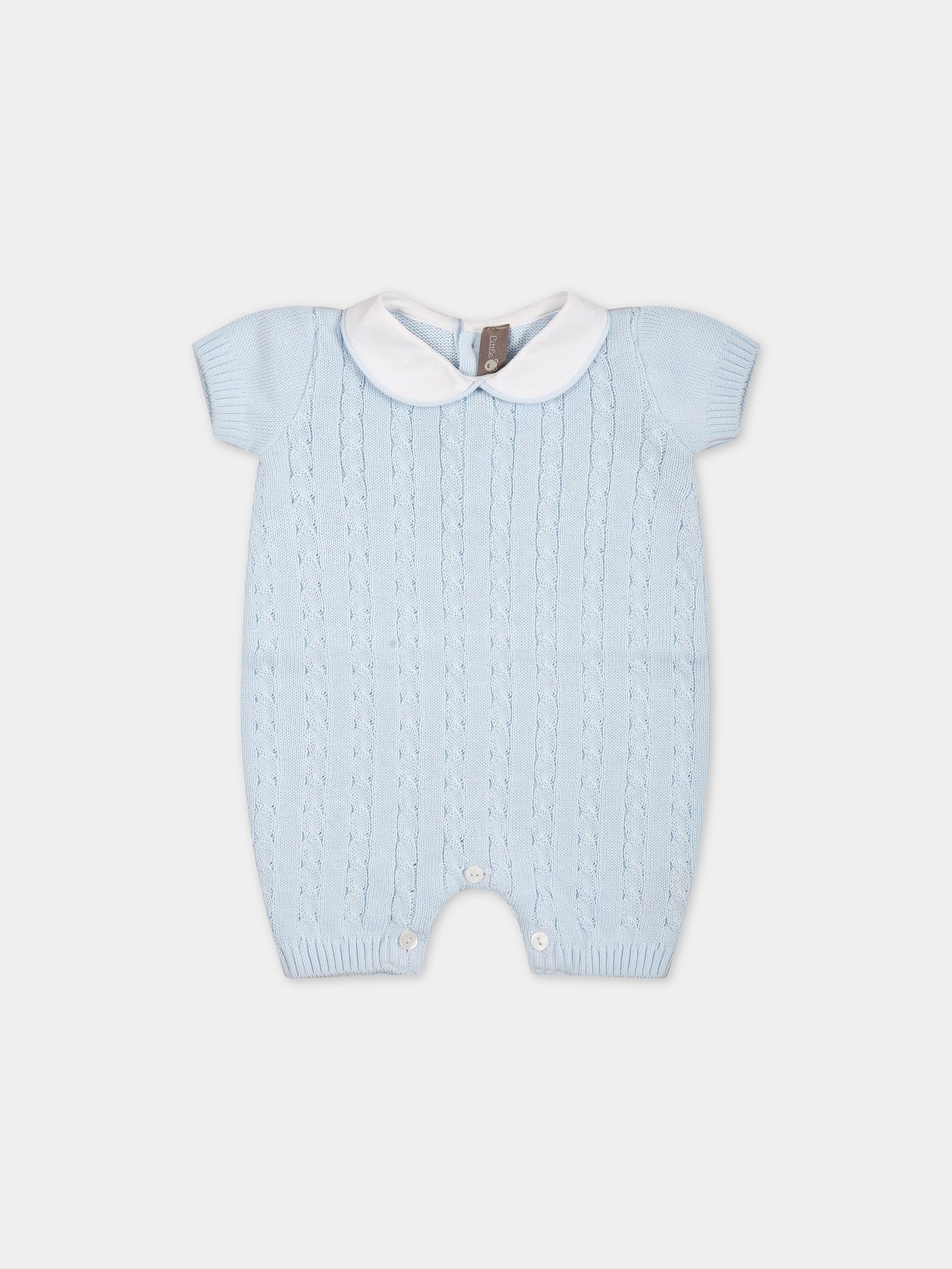 Pagliaccetto celeste per neonato,Little Bear,6117 CIELO