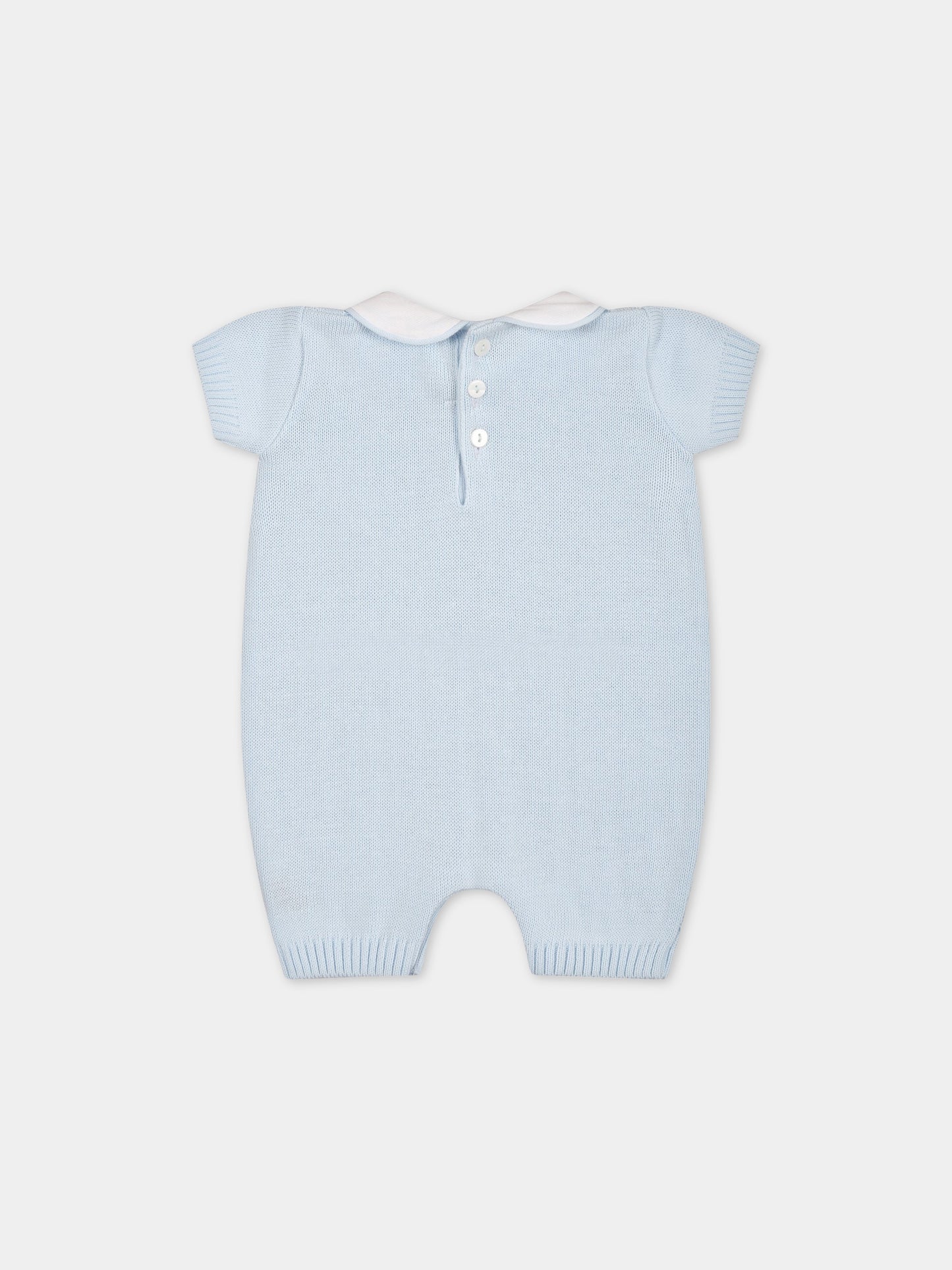 Pagliaccetto celeste per neonato,Little Bear,6117 CIELO