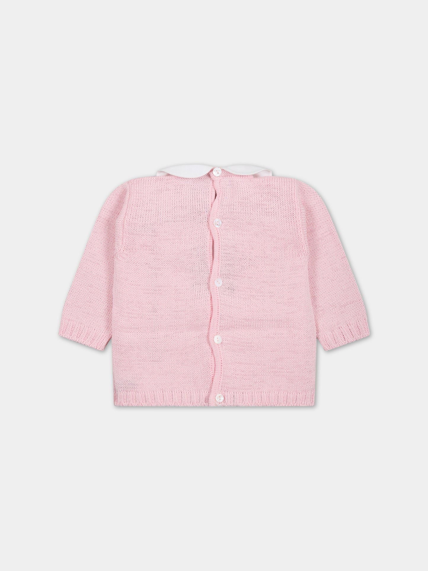 Maglione rosa per neonata,Little Bear,6023 ROSA