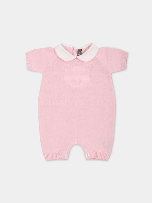 Pagliaccetto rosa per neonata,Little Bear,6111 ROSA