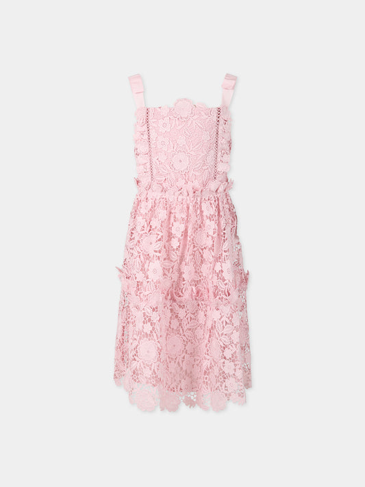 Vestito rosa per bambina con fiocco,Self-portrait,RS23 739S P 22458546