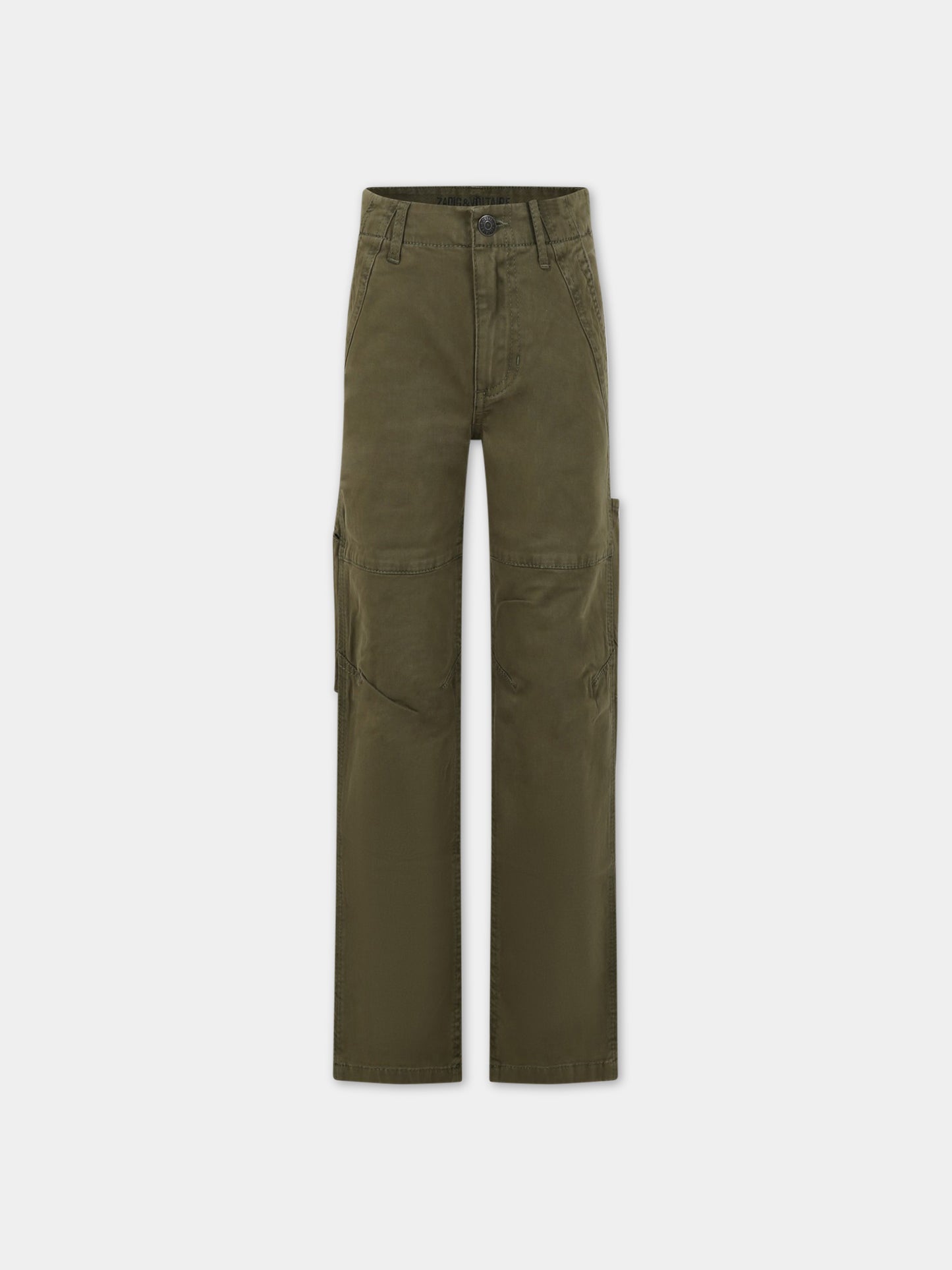 Pantaloni casual verdi per bambino,Zadig & Voltaire Kids,X24122 656