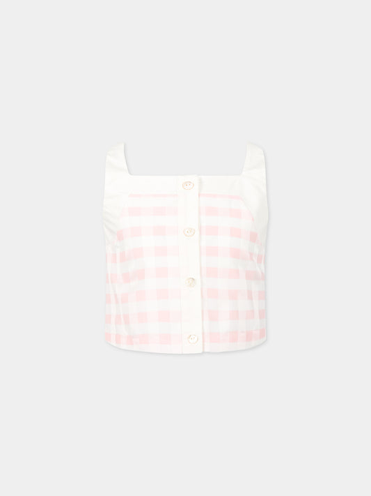 Top rosa per neonata,Le Petit Coco,LFCA037 CQ304 C004