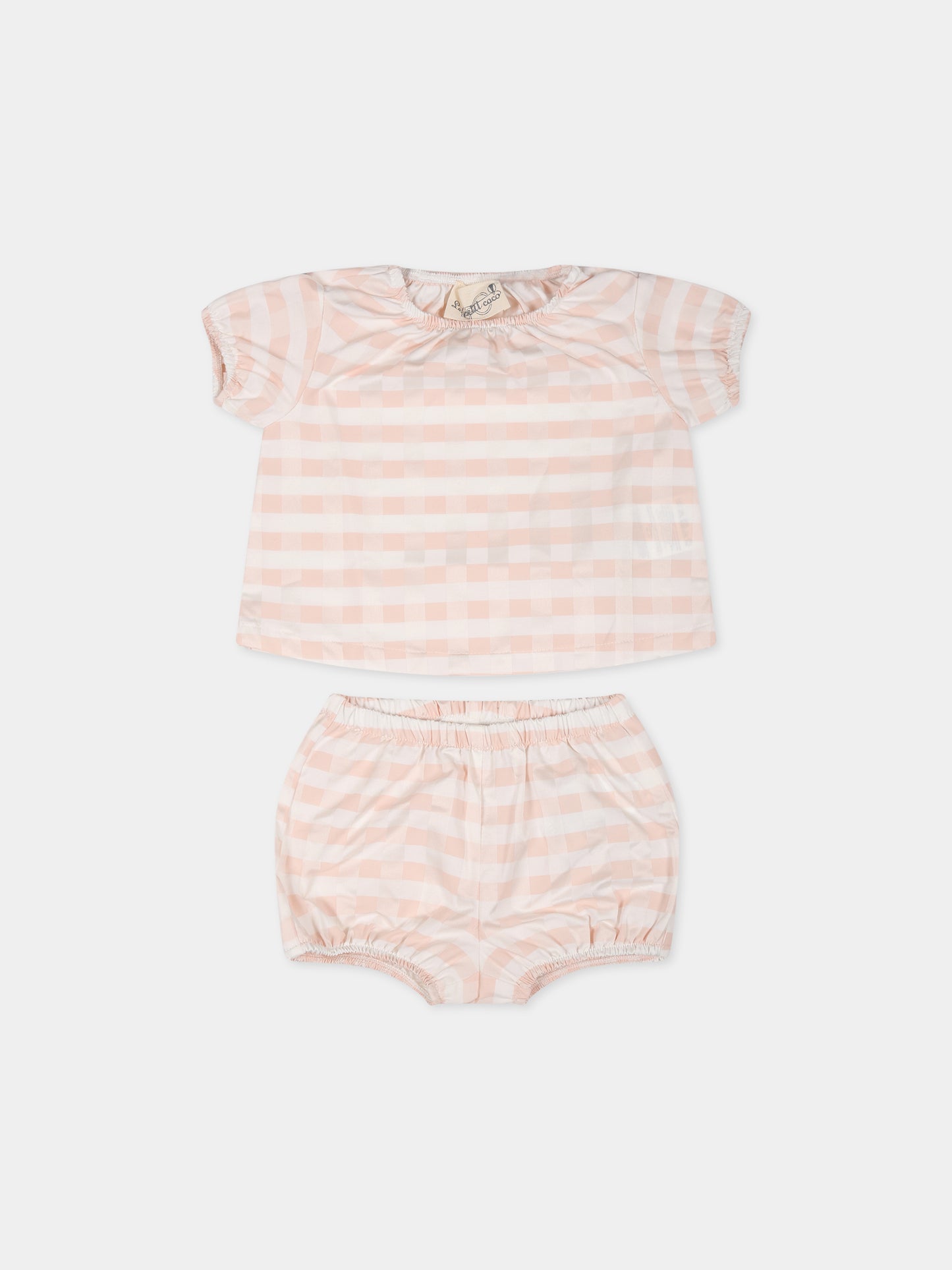 Completo rosa per neonata,Le Petit Coco,LGCD003 CQ304 C004