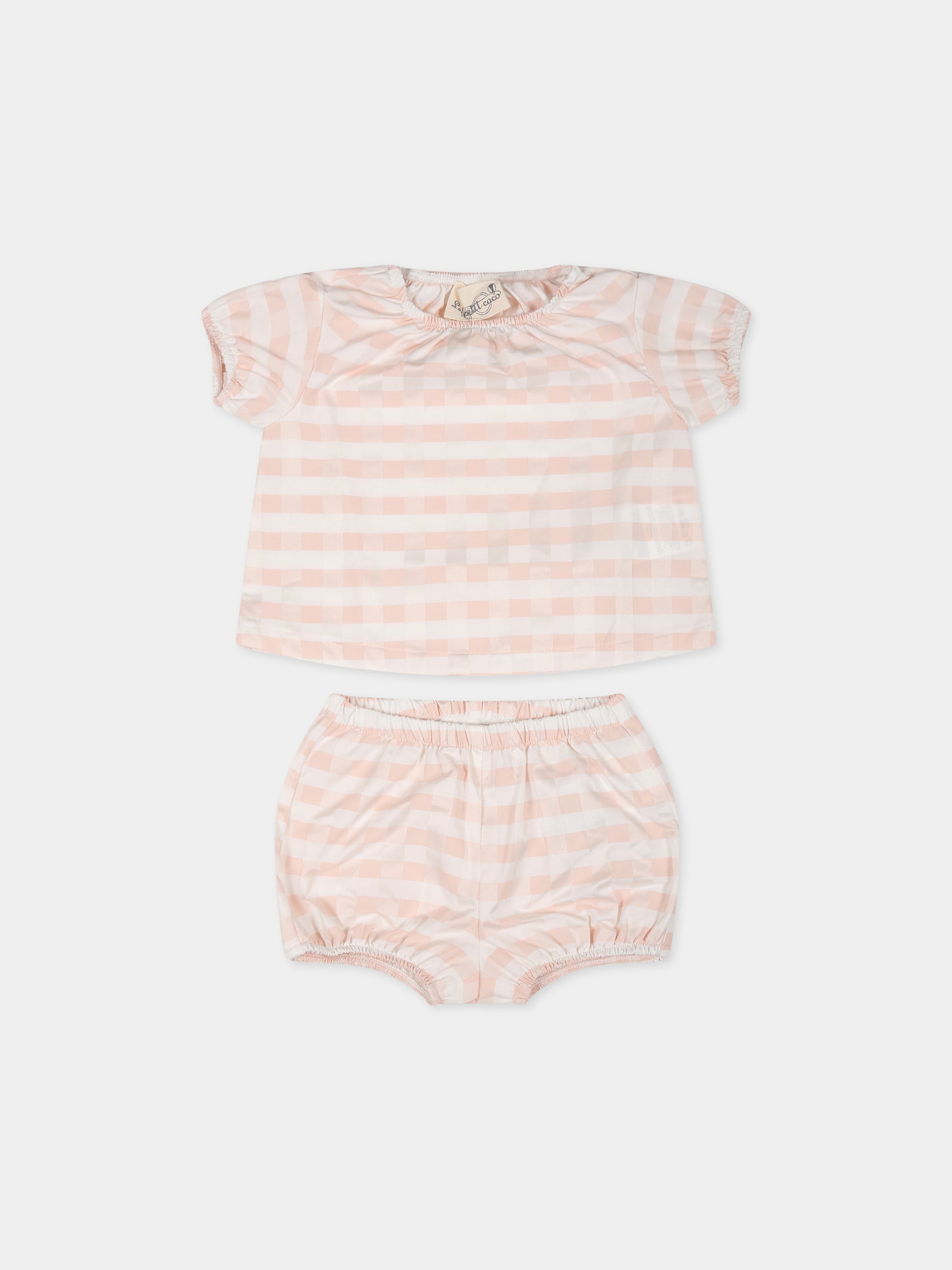 Completo rosa per neonata,Le Petit Coco,LGCD003 CQ304 C004