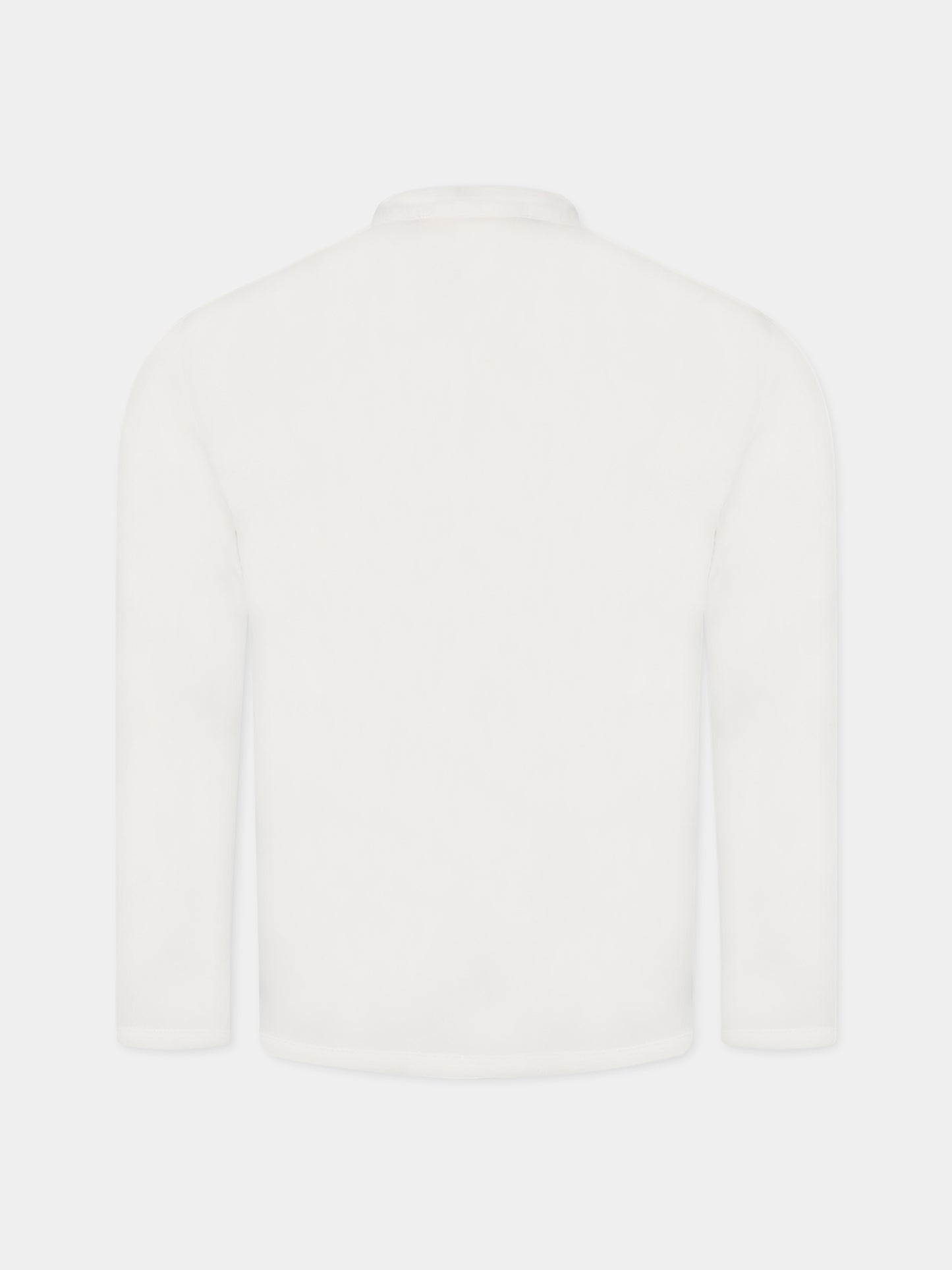 Camicia bianca per bambino con stampa e scritta  I love doodle ,Le Petit Coco,LMCA021C CA267 0025