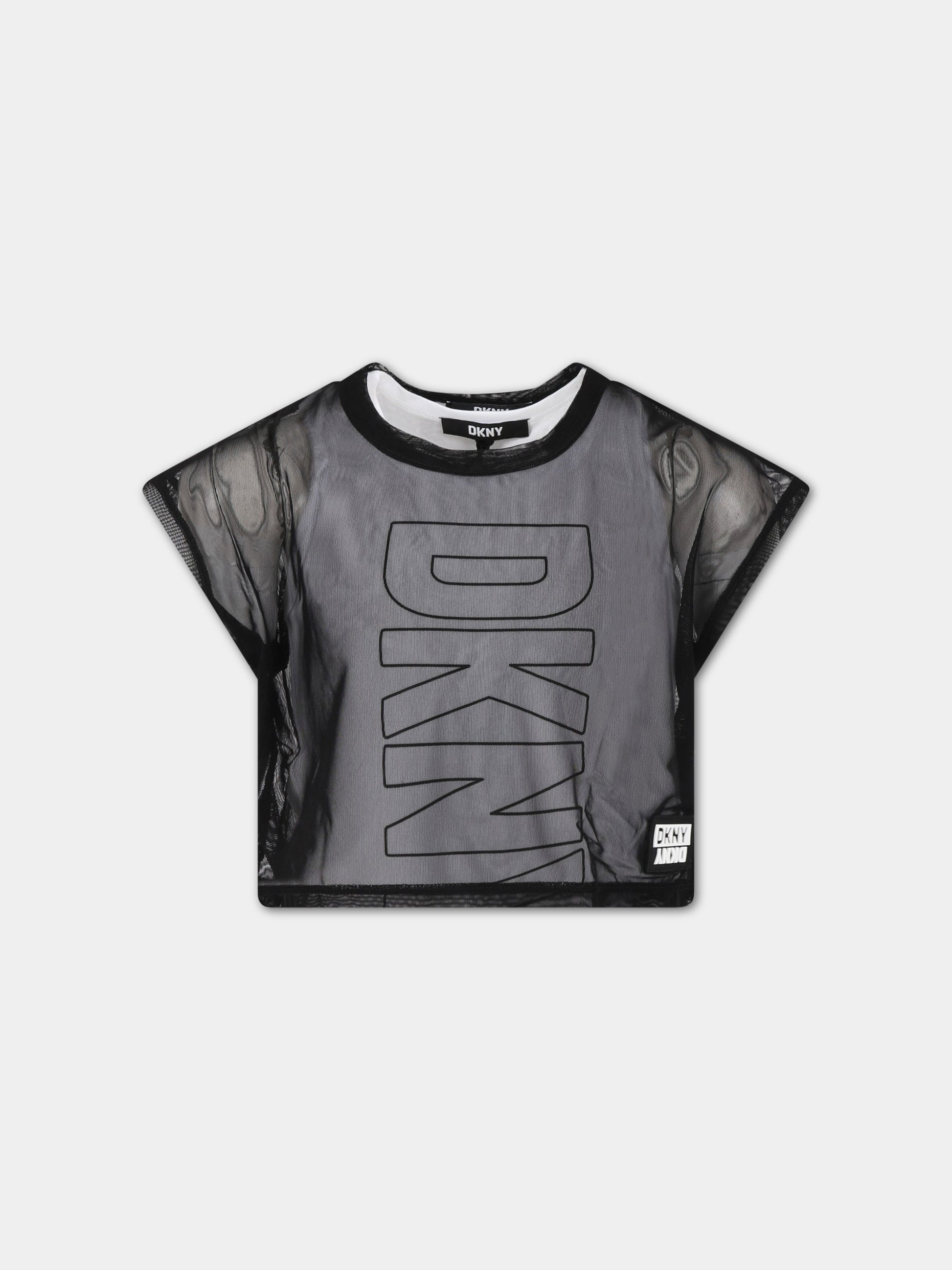 Completo multicolor per bambina con logo,Dkny,D35S83 09B