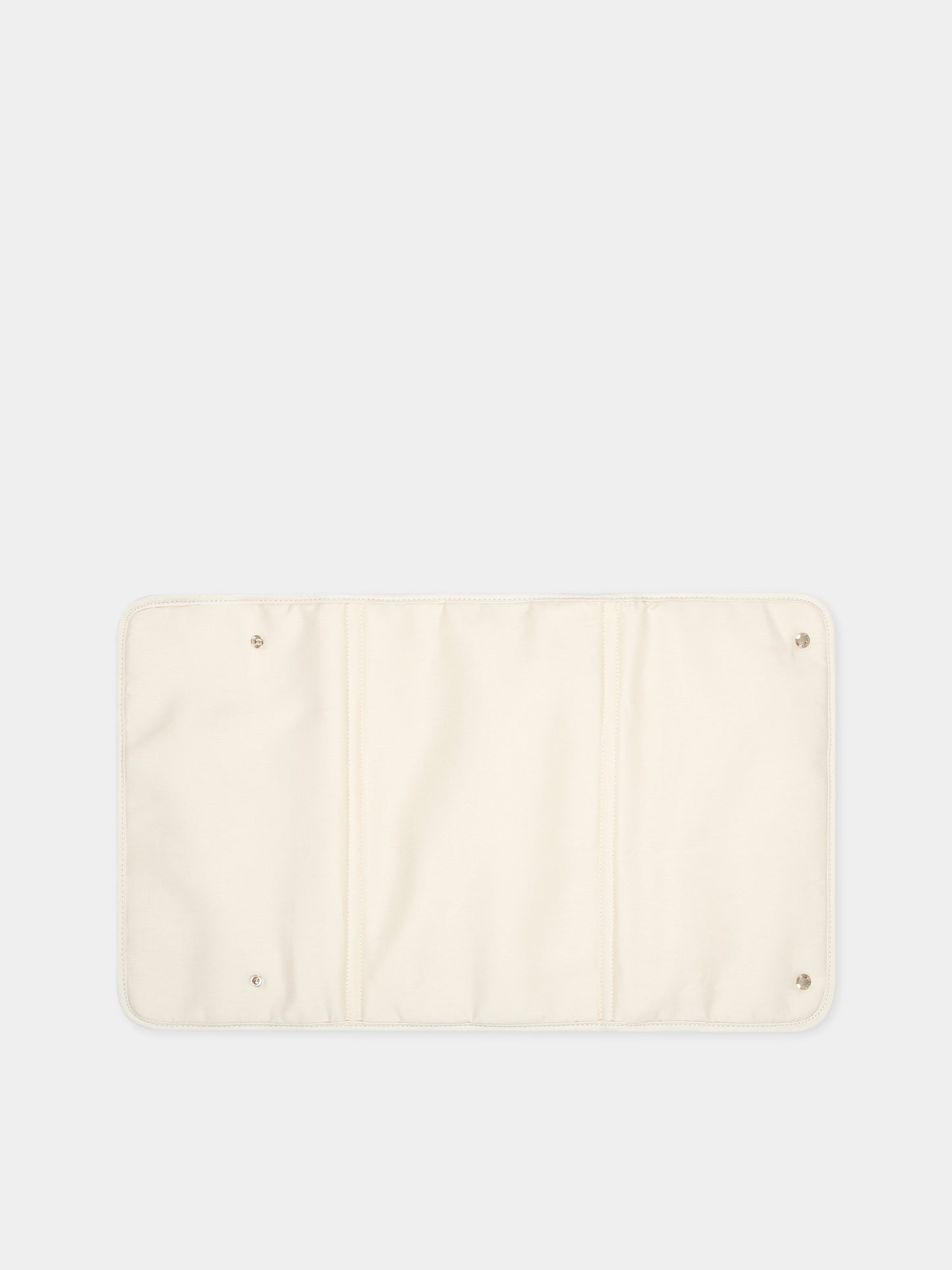 Borsa-mamma avorio per neonati con logo,Chloé Kids,C90393 Z40