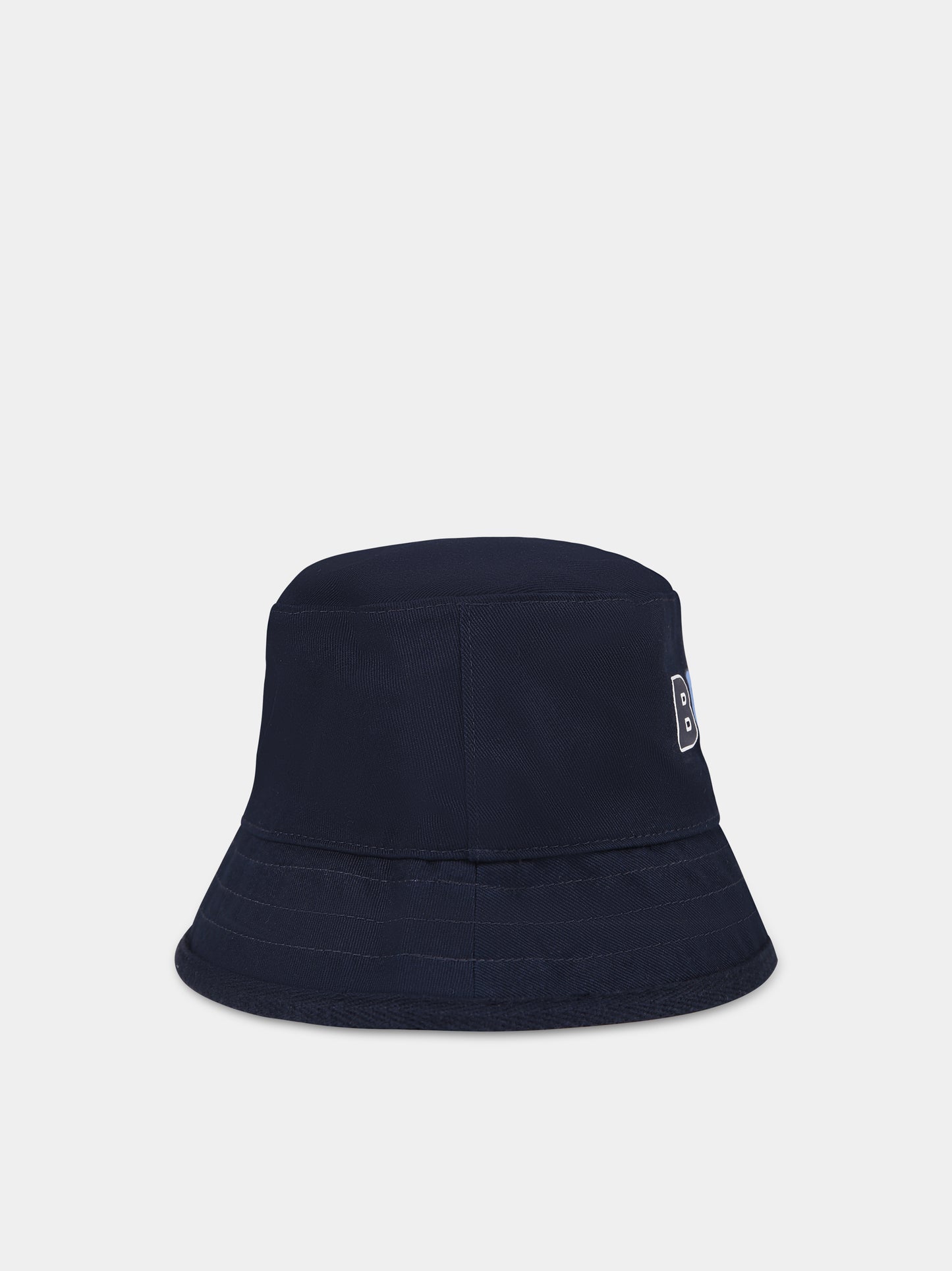 Cloche blu per neonato con logo multicolor,Boss,J91139 849