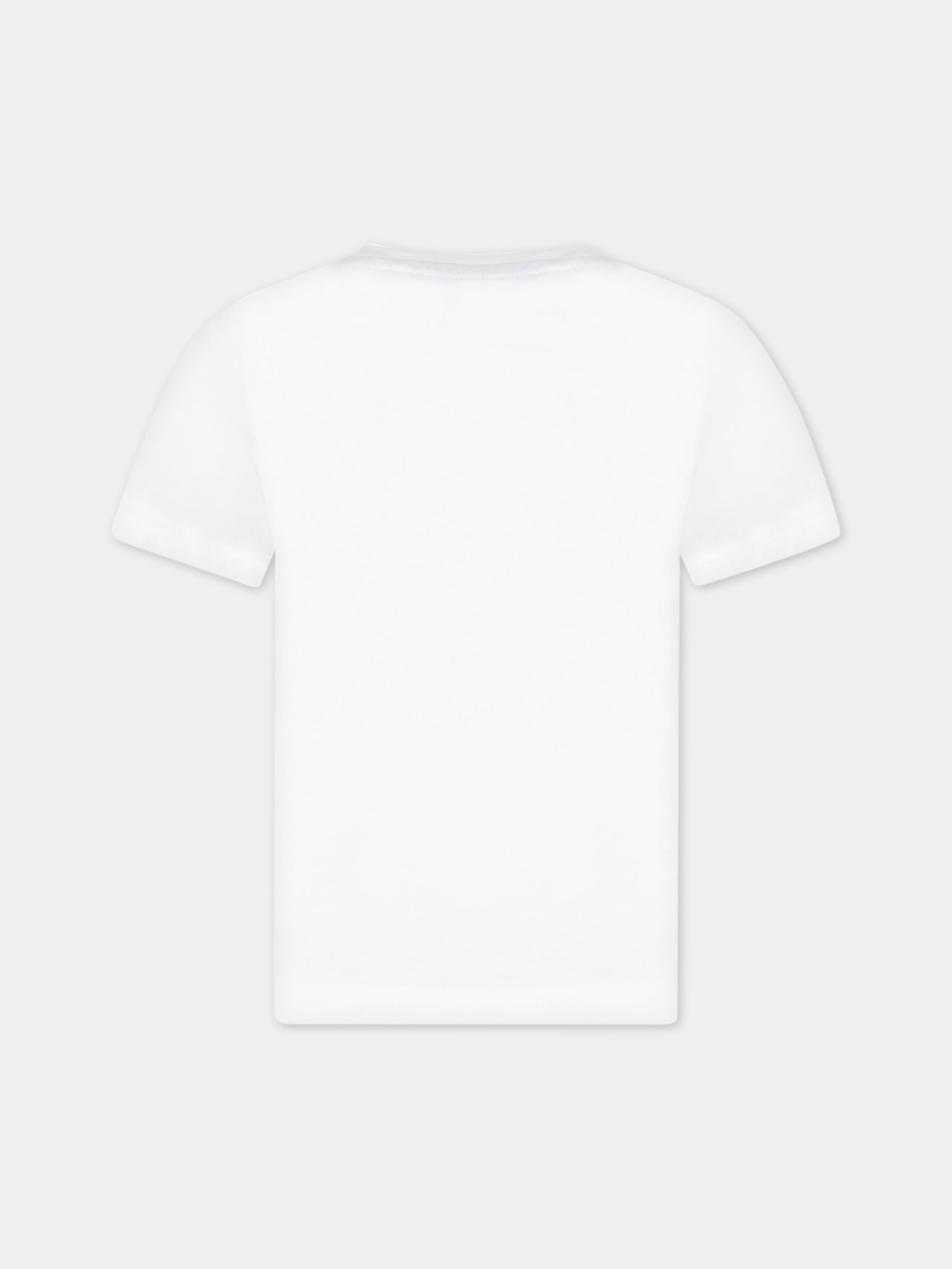 T-shirt bianca per bambino con logo,Timberland,T25T79 10P