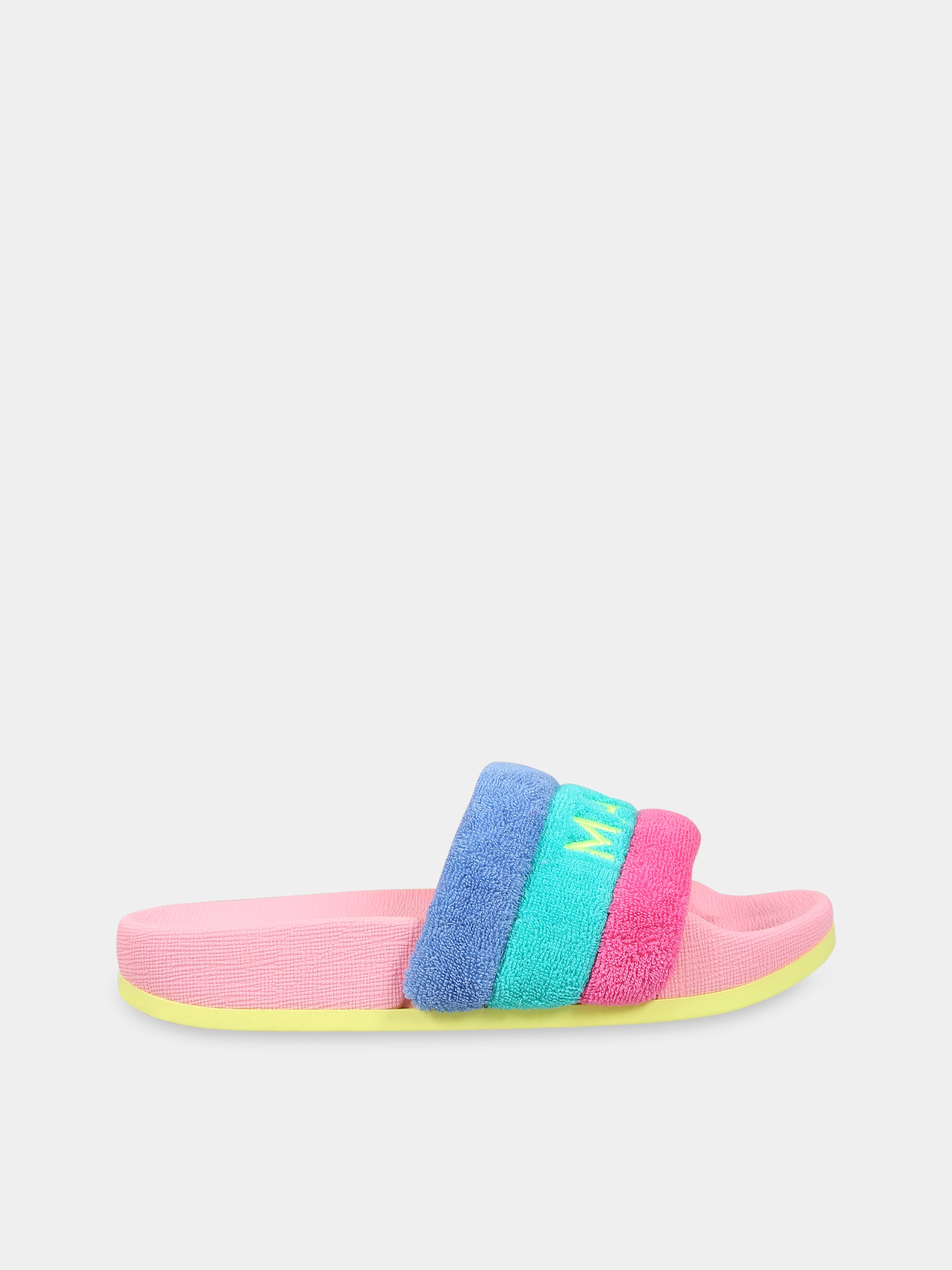 Sandali multicolor per bambina con logo,Little Marc Jacobs,W19128 Z41