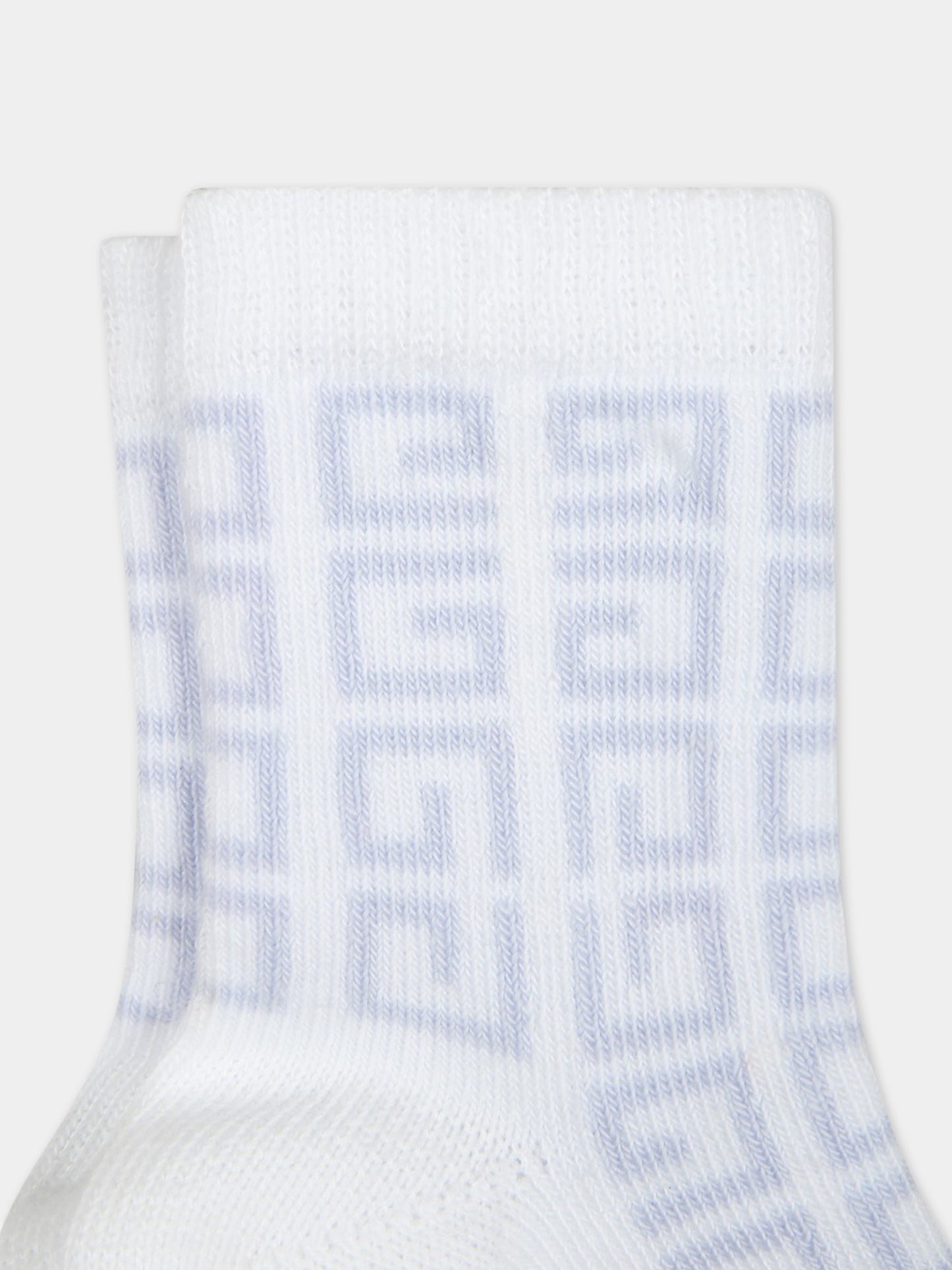 Set bianco per neonato con logo,Givenchy Kids,H90156 771