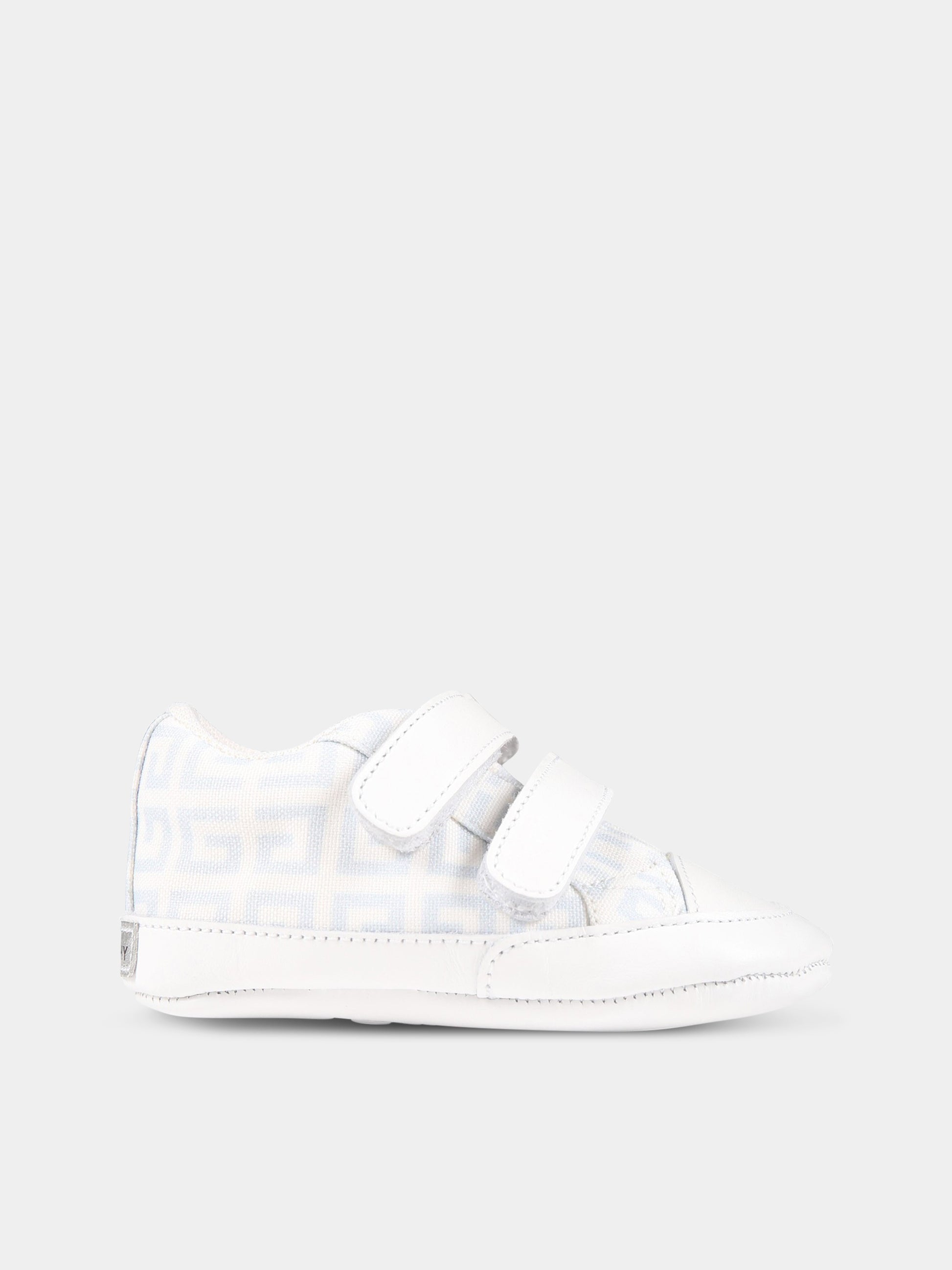 Sneakers bianche per neonato con logo,Givenchy Kids,H99043 771