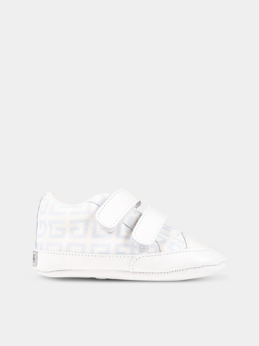 Sneakers bianche per neonato con logo,Givenchy Kids,H99043 771