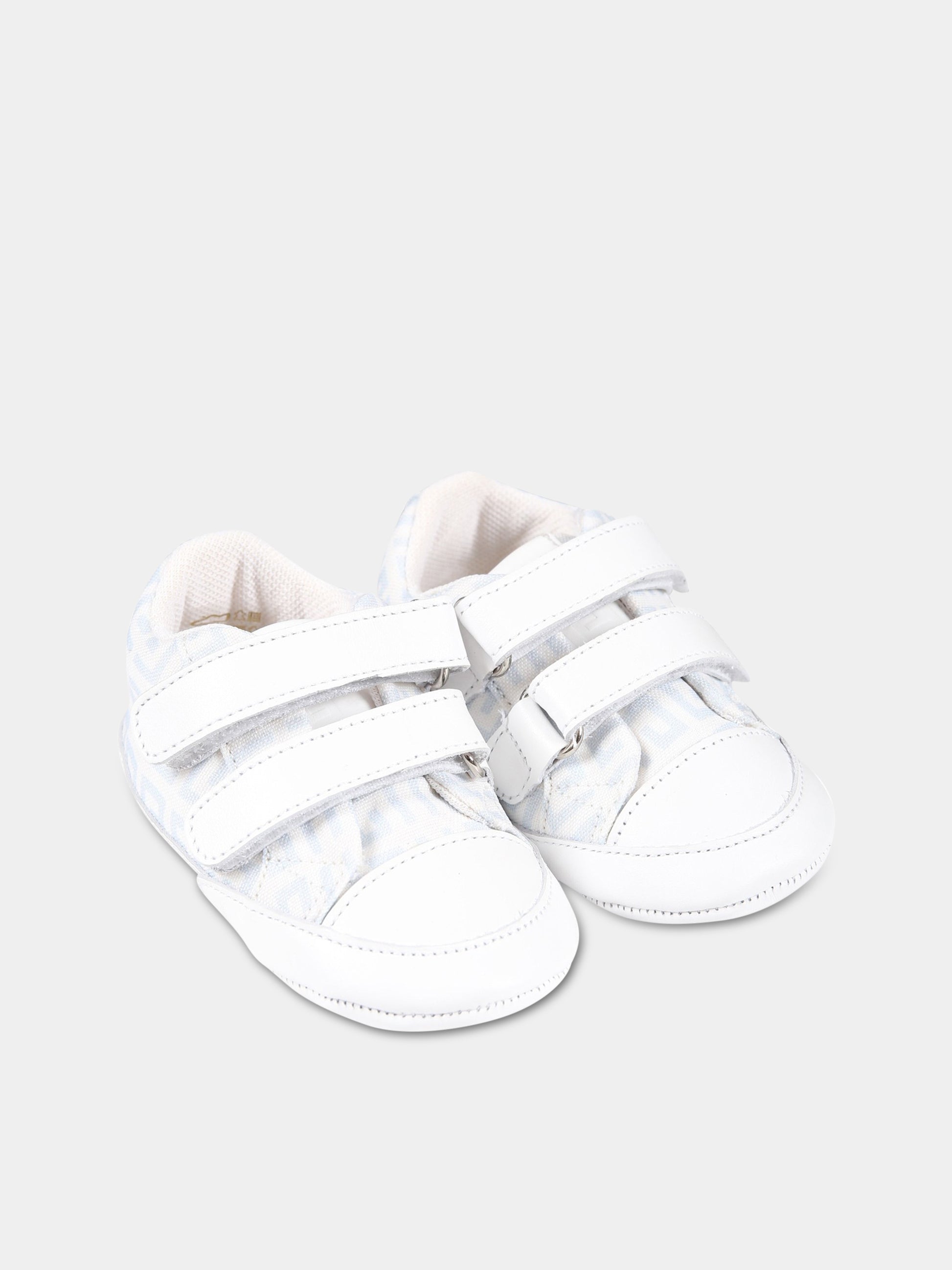 Sneakers bianche per neonato con logo,Givenchy Kids,H99043 771
