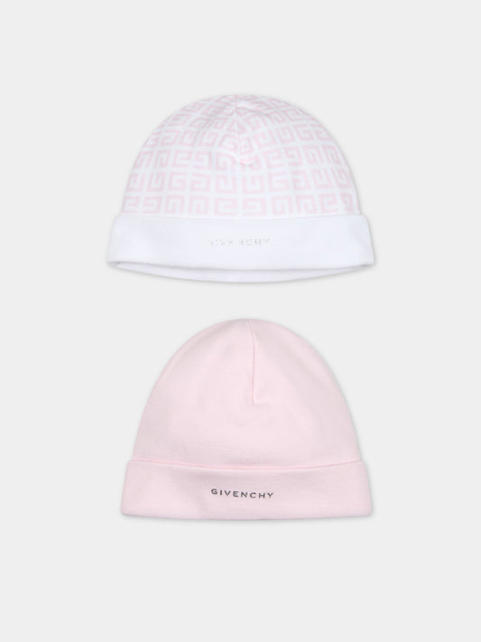 Set multicolor per neonata con logo,Givenchy Kids,H98171 44Z