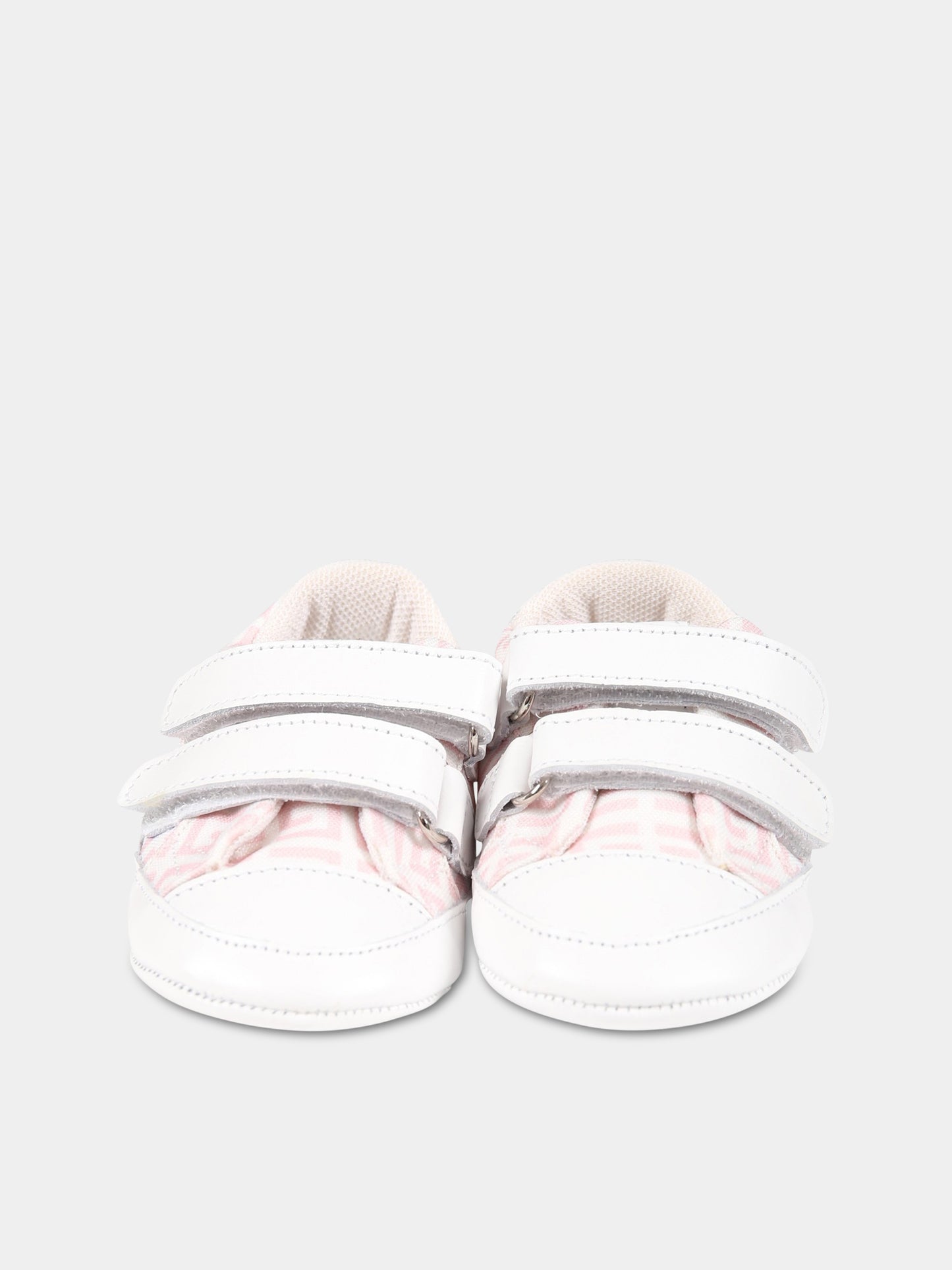 Sneakers bianche per neonata con logo,Givenchy Kids,H99043 44Z