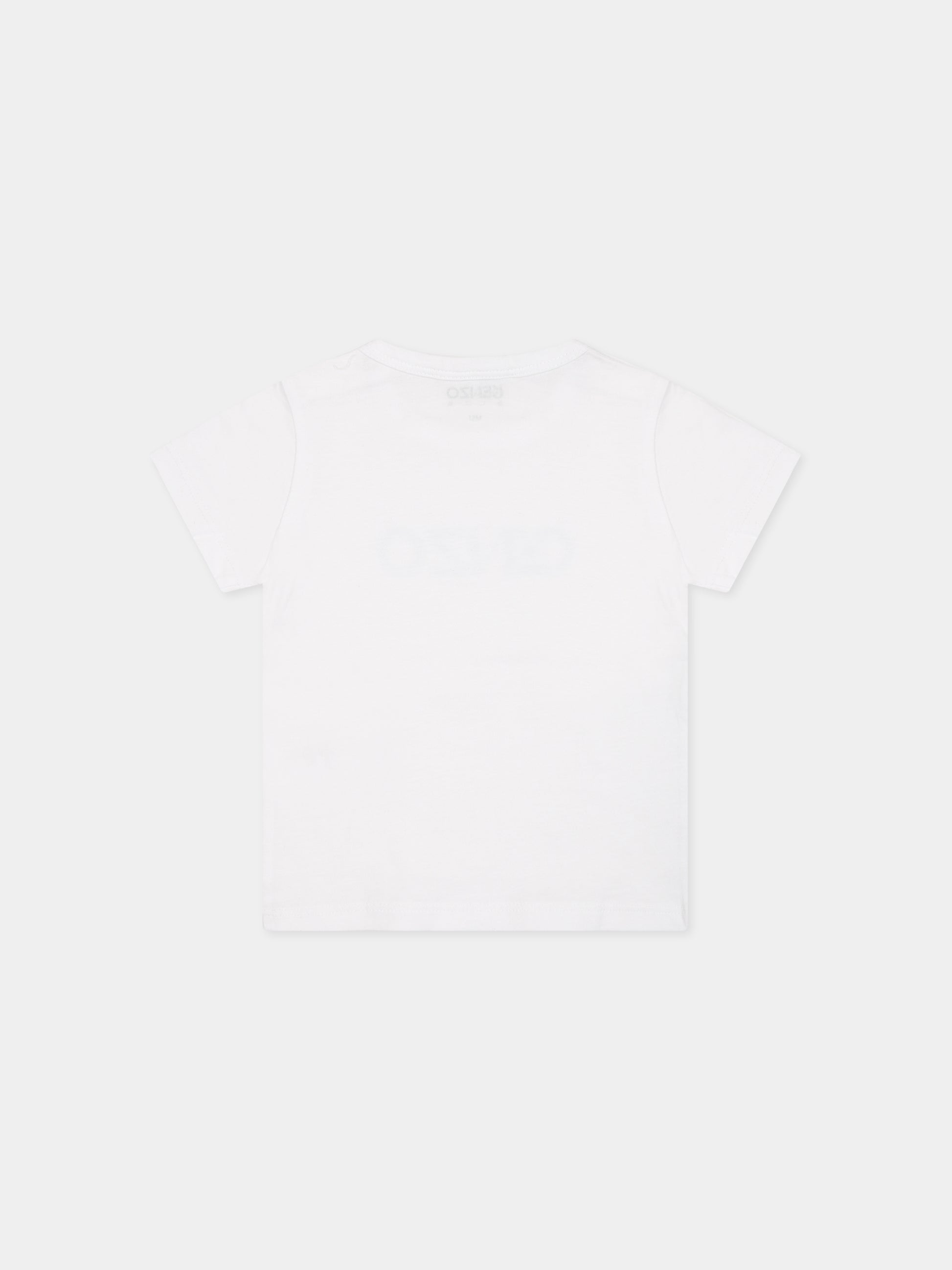 Completo multicolor per neonato con tigre e logo,Kenzo Kids,K98099 78P