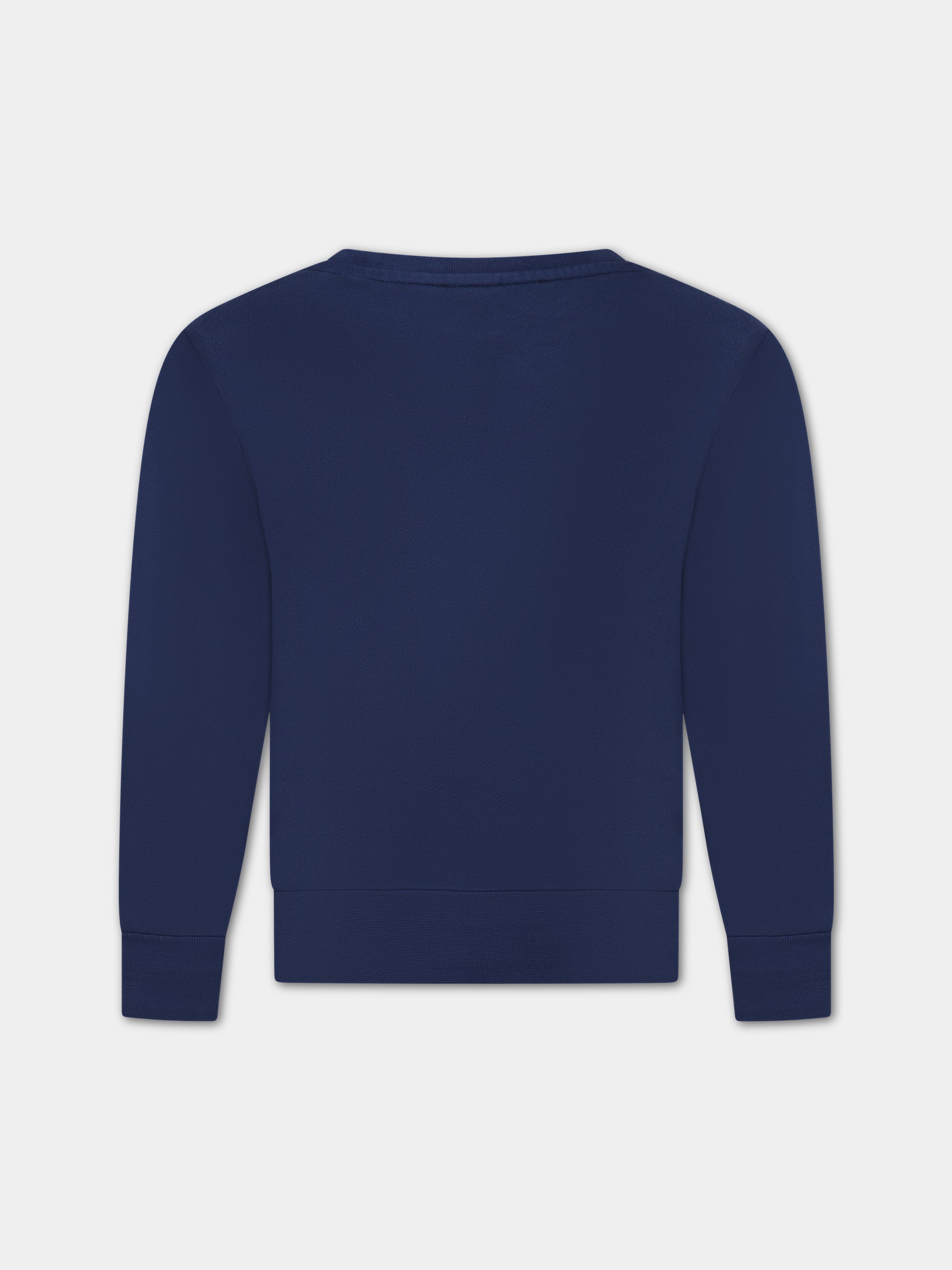 Felpa blu per bambini con logo,A.p.c.,COEZD E27806IAI