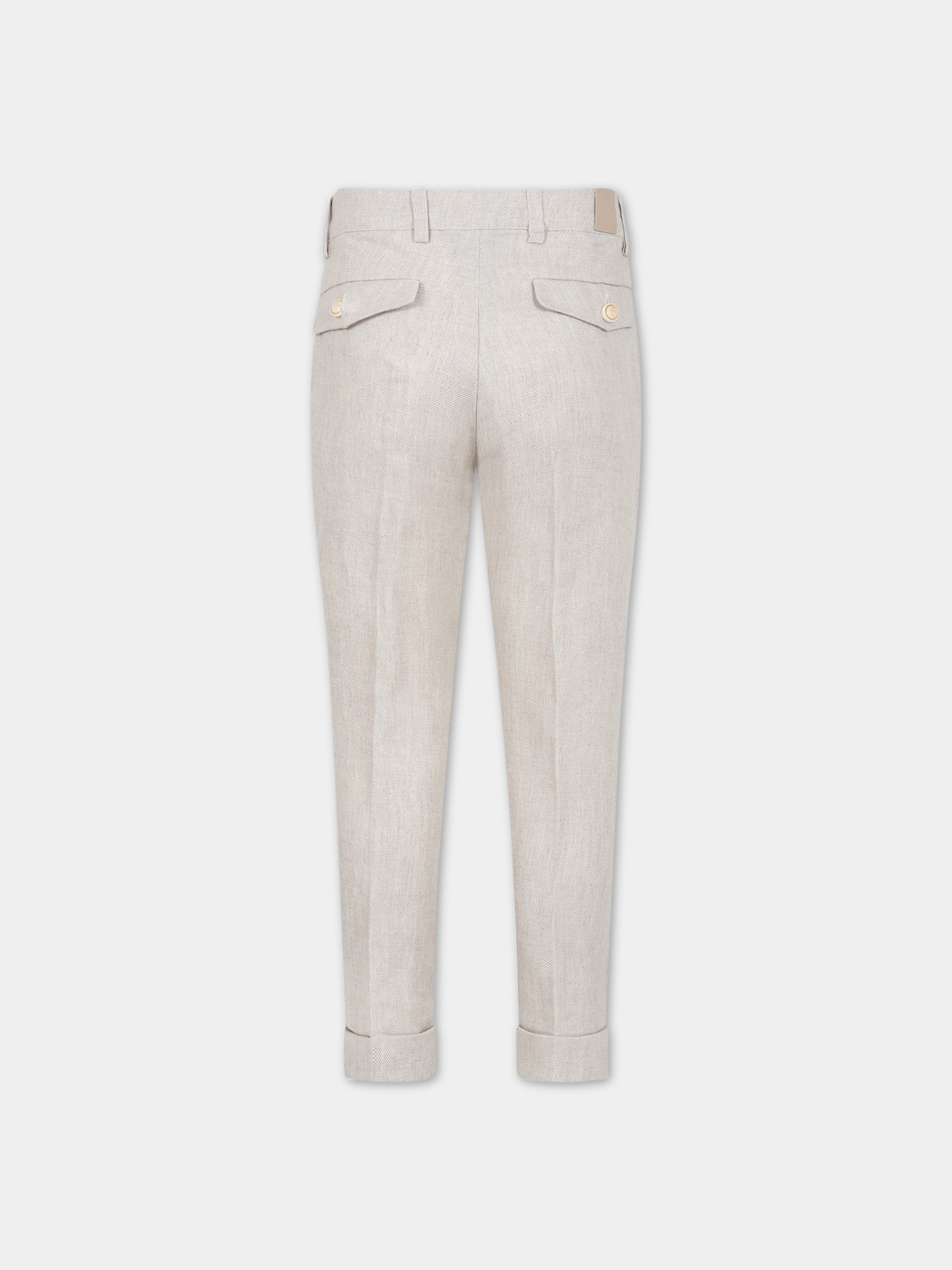 Pantalone elegante beige pr bambino,Eleventy,ES6P40 I0144 106