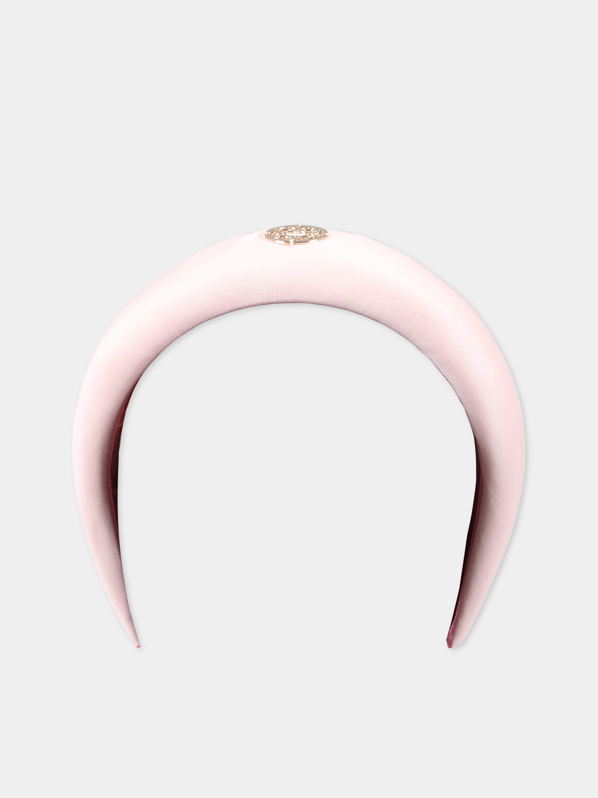 Cerchietto rosa per bambina con logo,Elie Saab,LS0A04 O0039 505