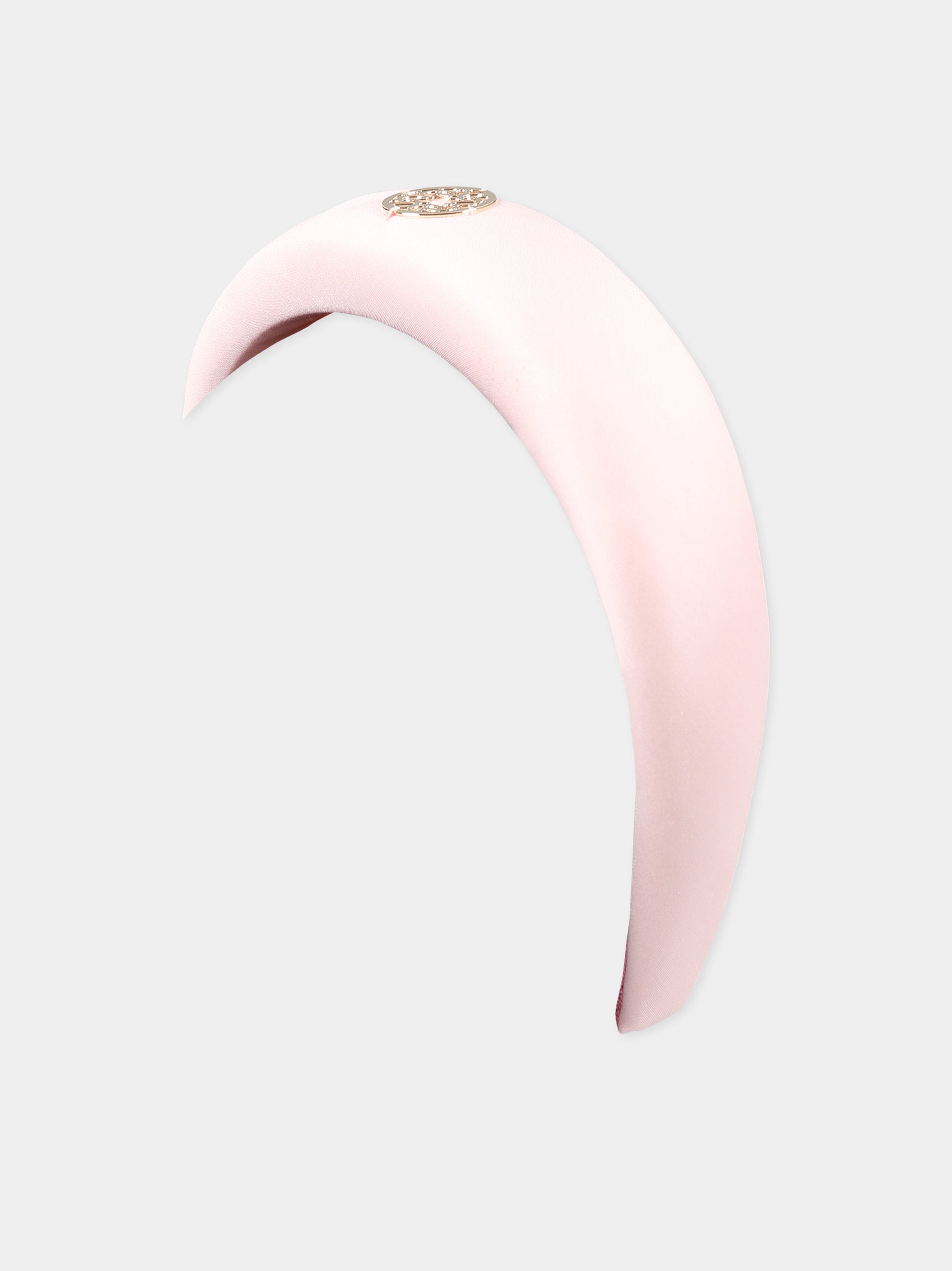 Cerchietto rosa per bambina con logo,Elie Saab,LS0A04 O0039 505