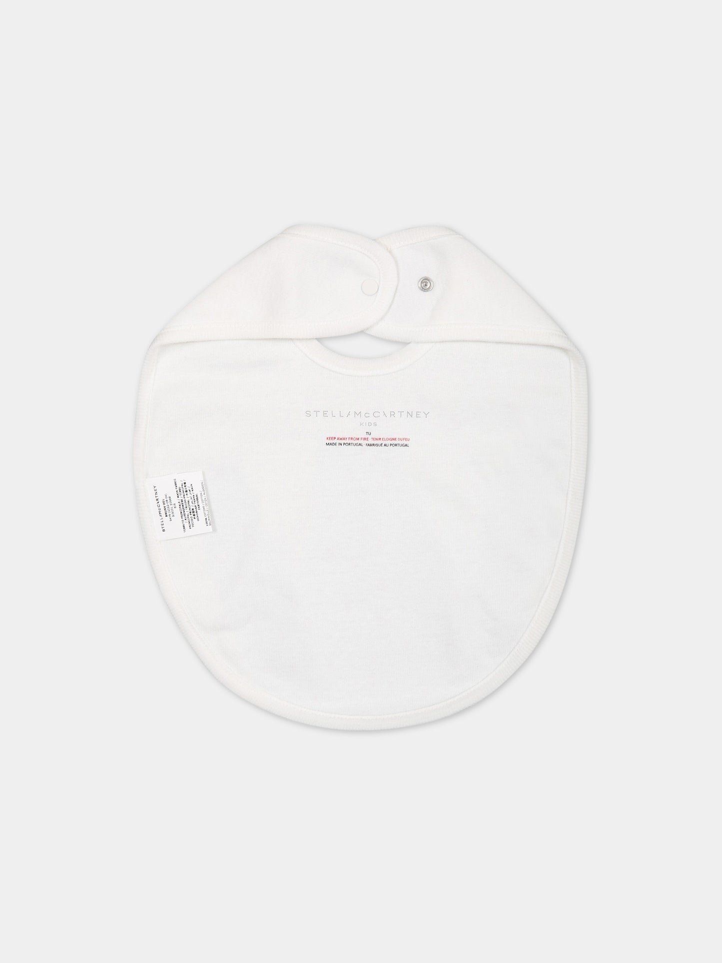 Set bianco neonato con stampa animali,Stella Mccartney Kids,TSB539 Z1098 100MC