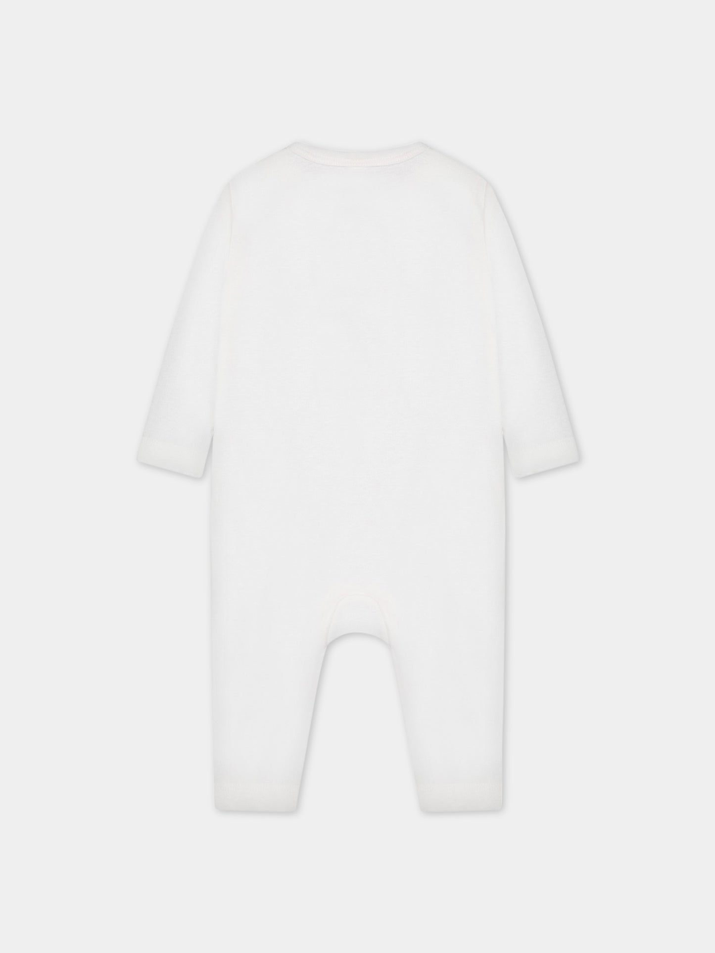 Set bianco per neonato con stampa,Stella Mccartney Kids,TSB509 Z1098 100MC