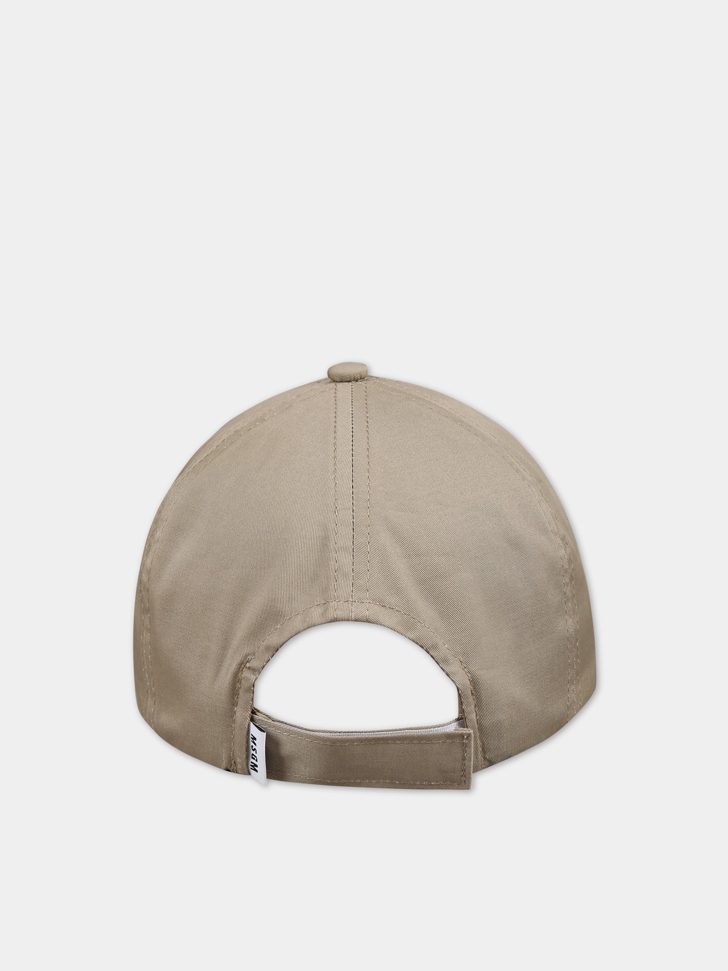 Cappello beige per bambino con logo,Msgm Kids,MS029388 015