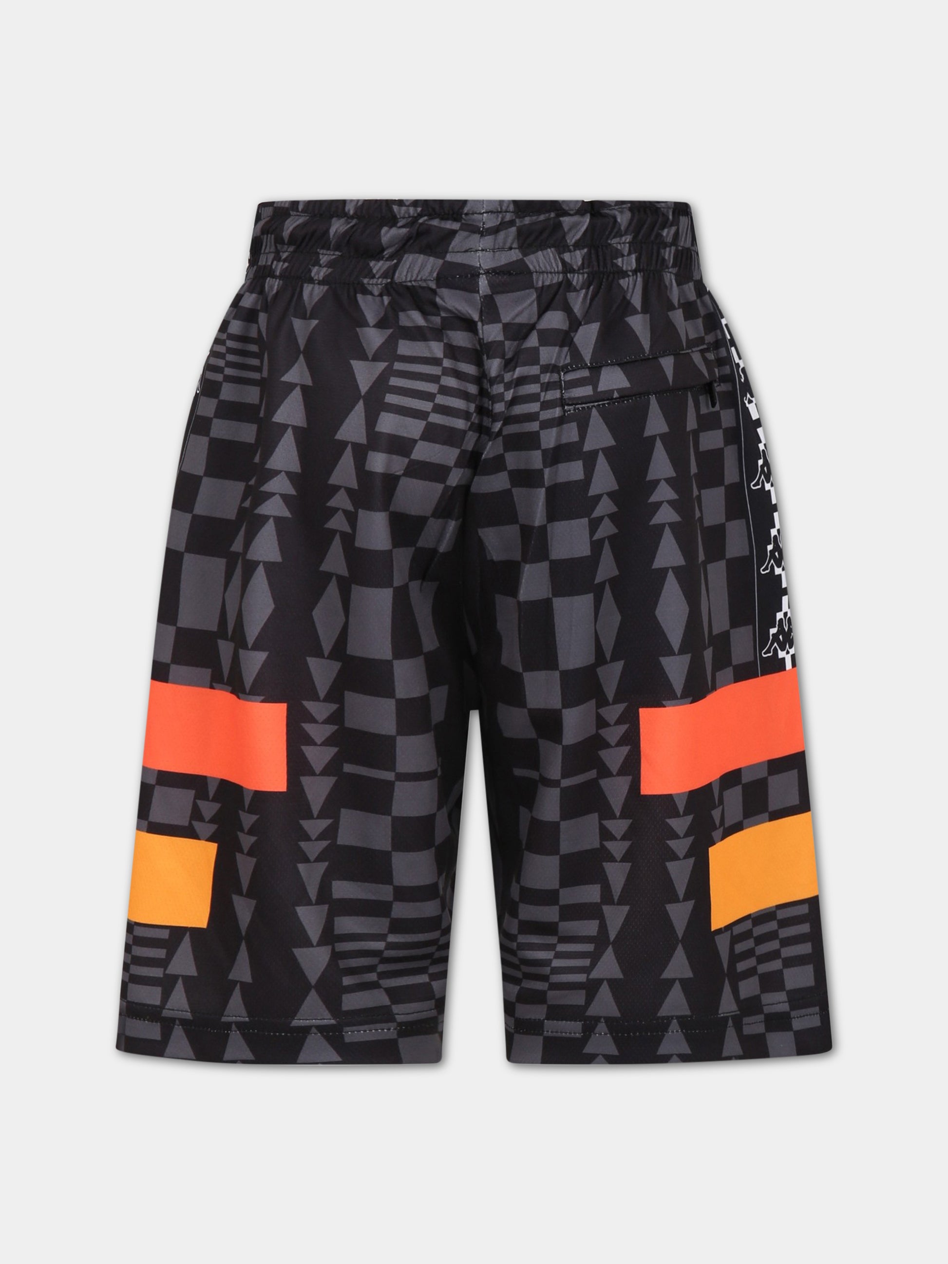 Shorts casual nero per bambino,Marcelo Burlon Kids,CBVH001S23FAB0011007