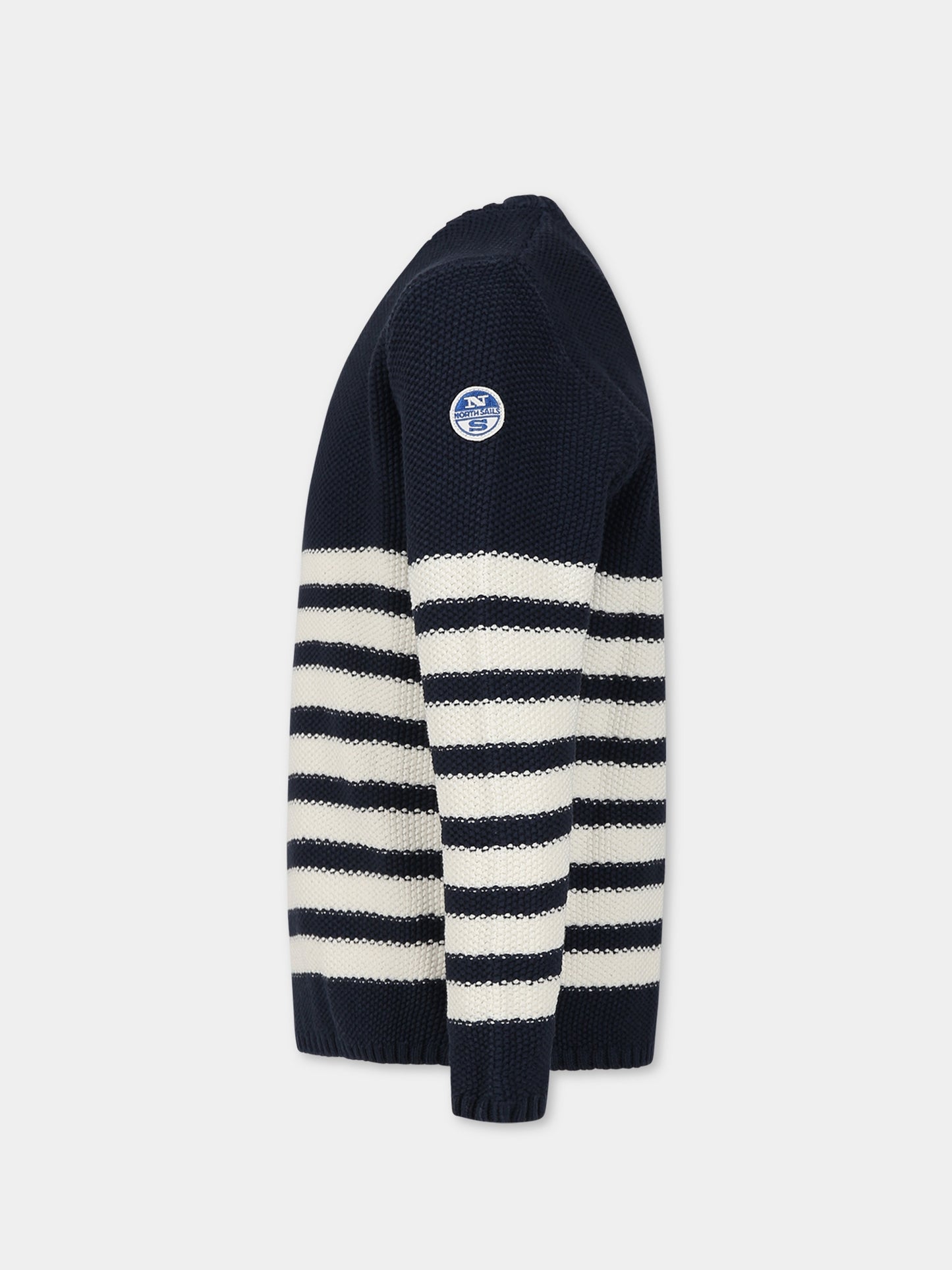 Maglione multicolor per bambino con logo,North Sails,796166 000 C001