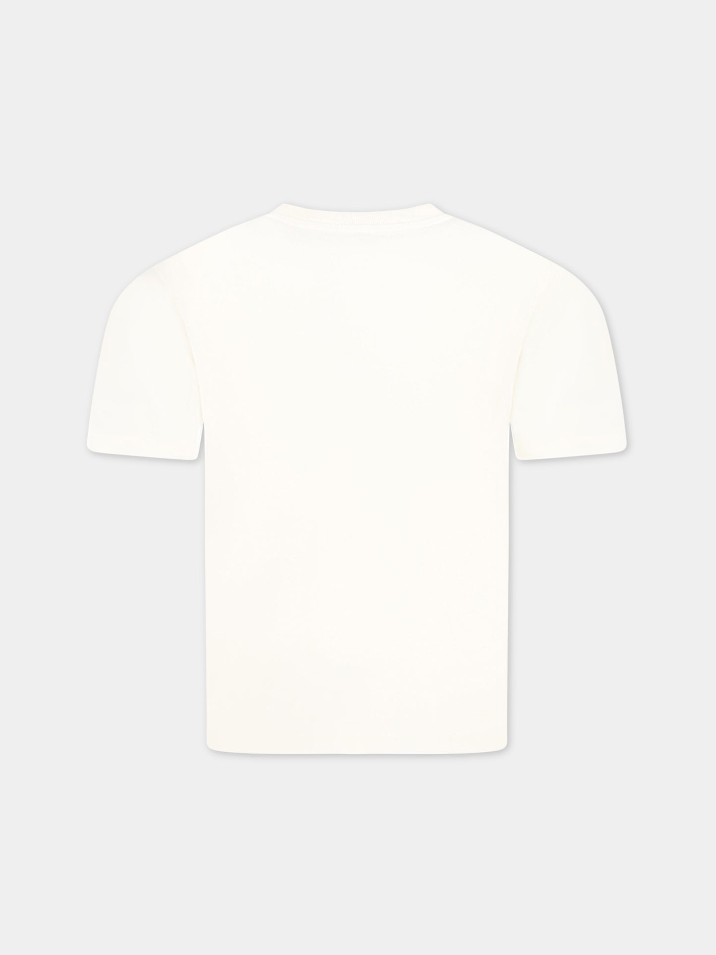 T-shirt avorio per bambina con ciliegie,Bonpoint,S03GTSK00014 102