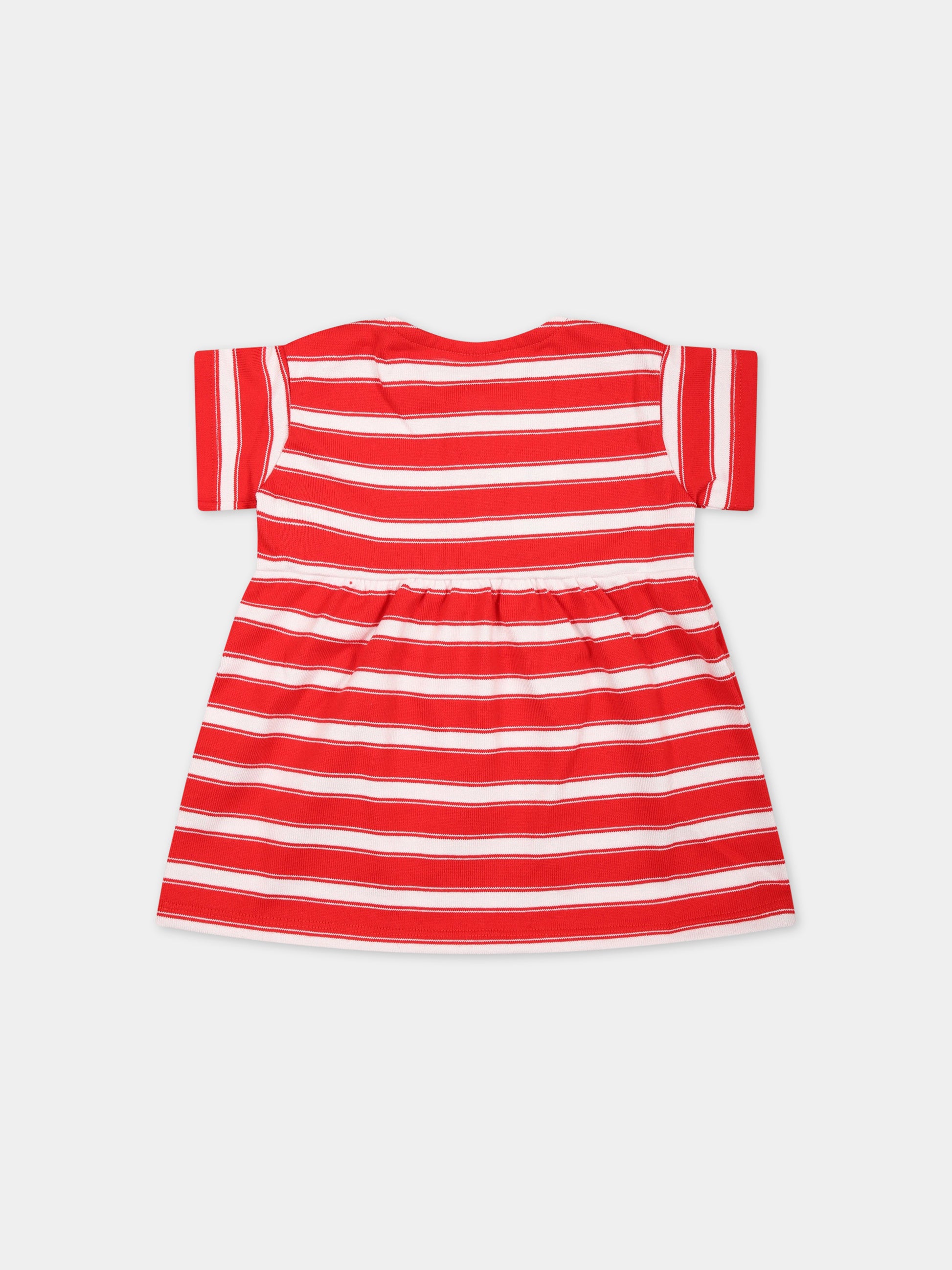 Vestito multicolor per neonata,Petit Bateau,A0753 PEPS/MARSHMALLOW