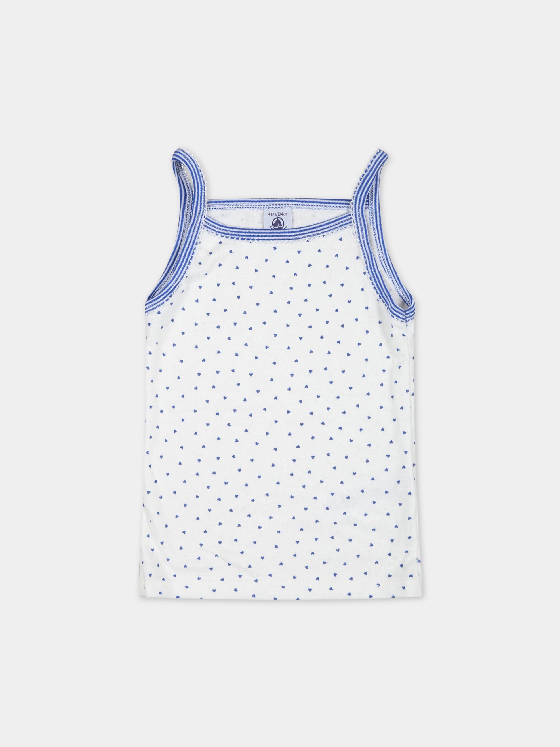 Set multicolor per bambina con cuori e logo,Petit Bateau,A07A2 VARIANTE 1