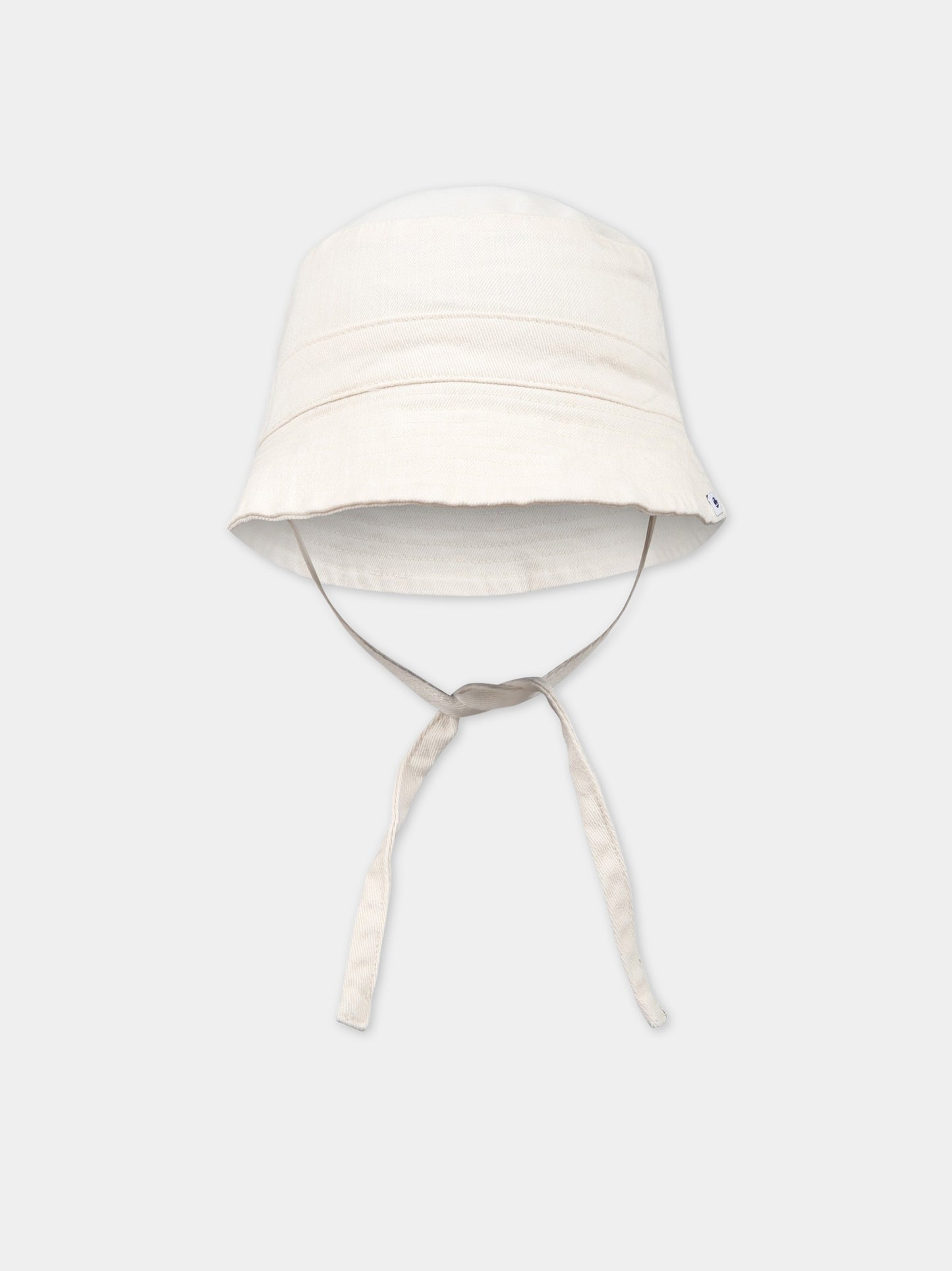 Cappello avorio per neonati con logo,Petit Bateau,A06RG AVALANCHE