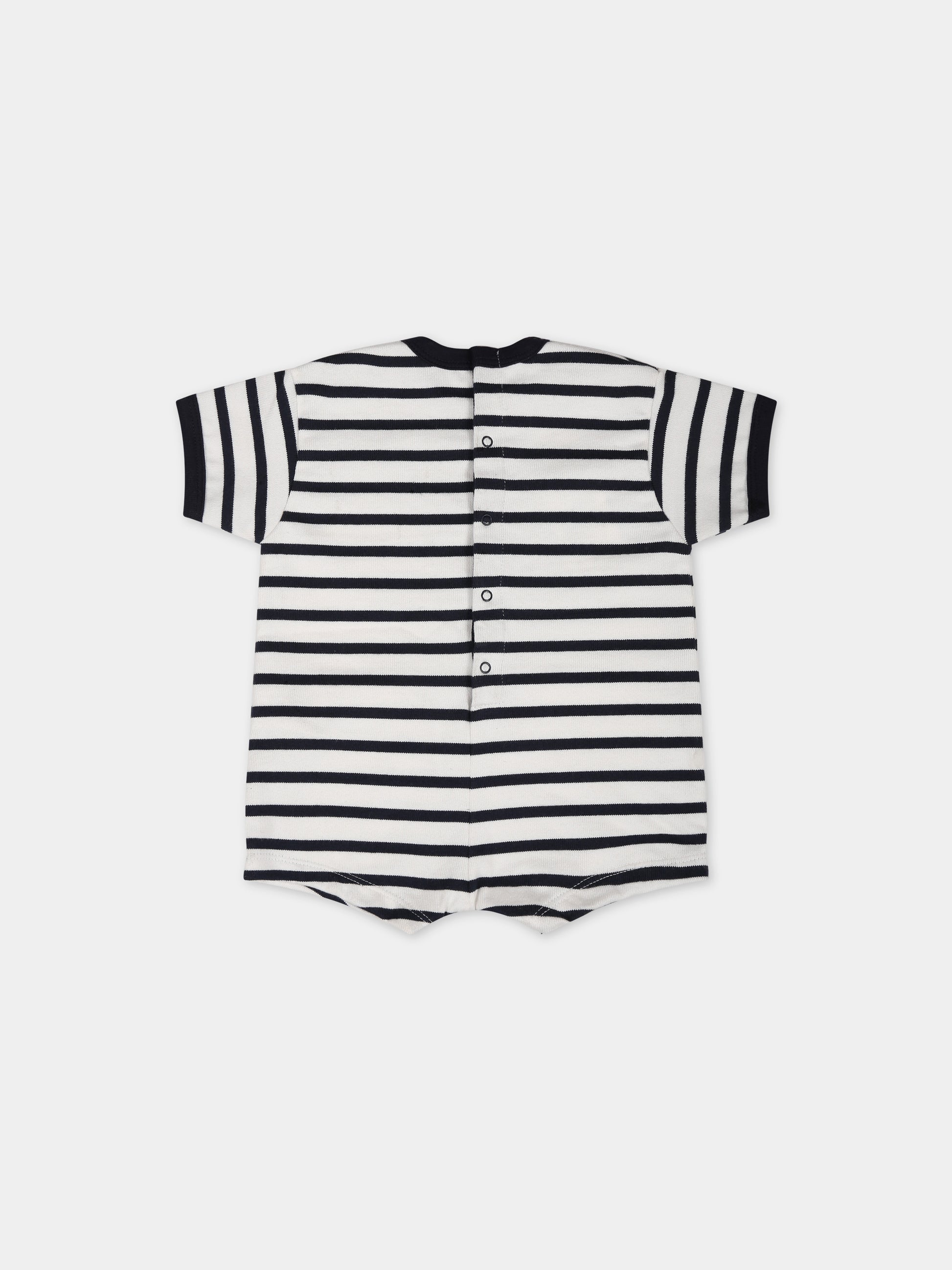 Pagliaccetto multicolor per neonato,Petit Bateau,A07AL MARSHMALLOW/SMOKING