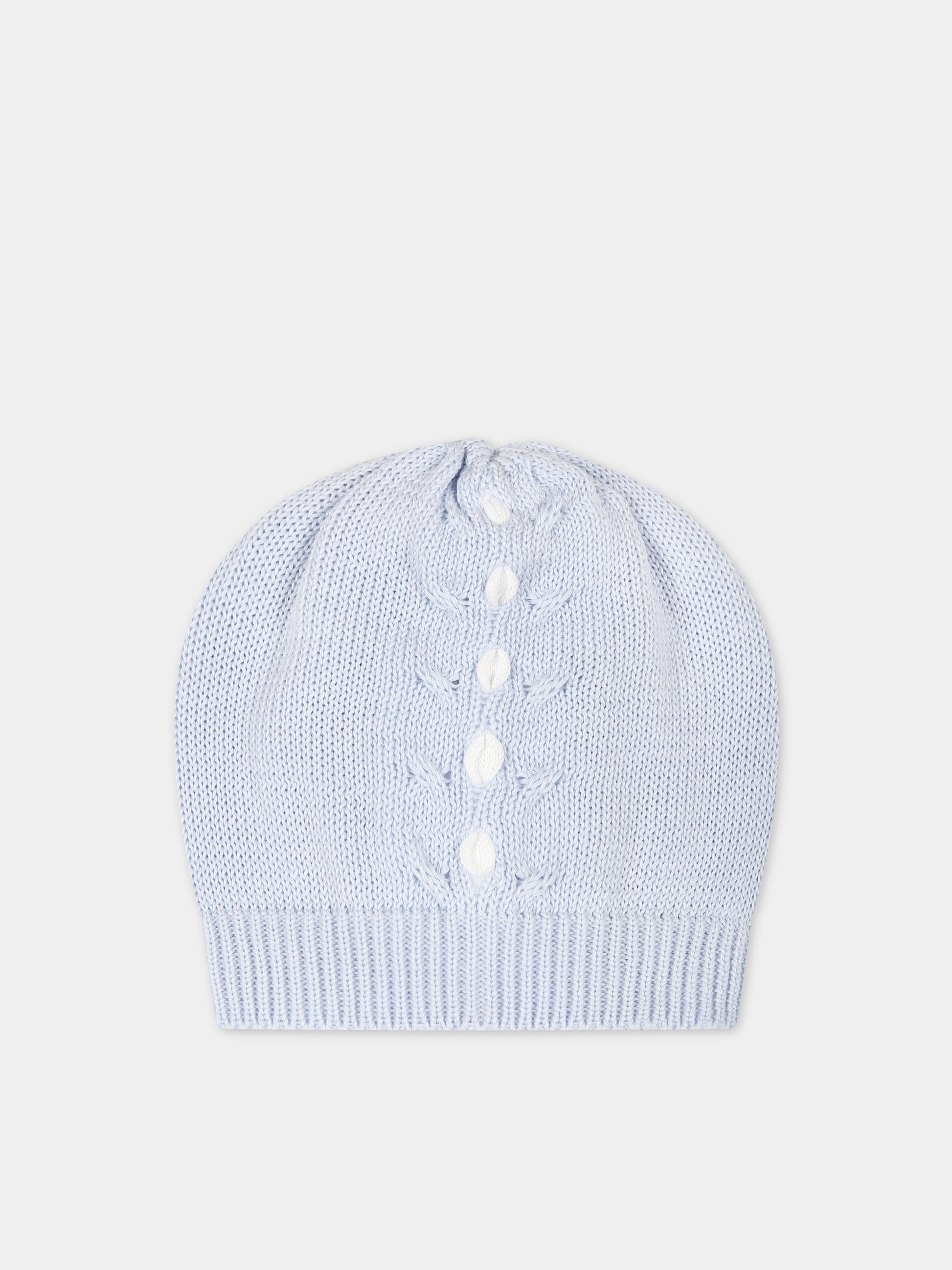 Cappello celeste per neonato,Scaldacuore,TR14