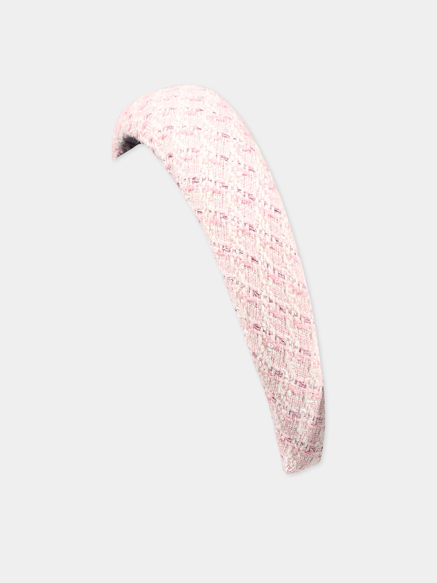 Cerchietto rosa per bambina con paillettes,Simonetta,SS0B24 E0103 505