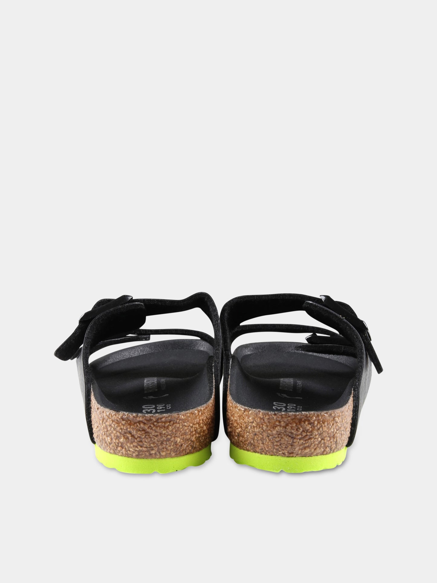 Sandali neri  Arizona Eva  per bambino con suola verde,Birkenstock,1022369