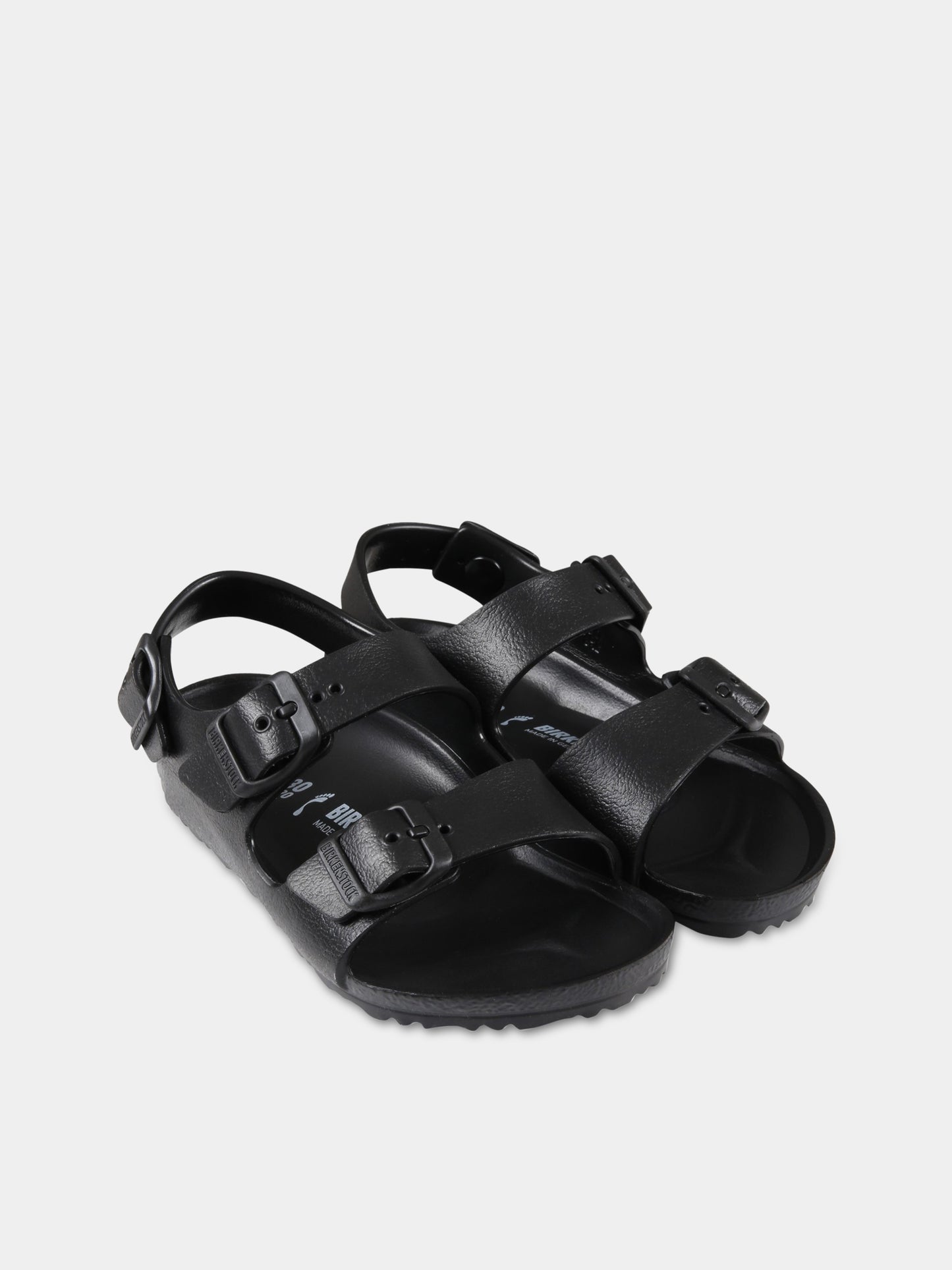 Sandali neri  Milano Eva  per bambino con logo,Birkenstock,1009353