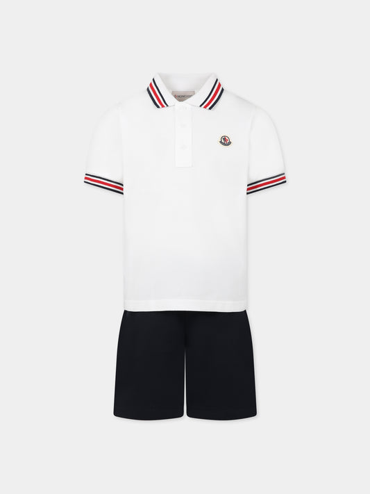 Completo multicolor per bambino con logo,Moncler Kids,954 8M00029 8496W 002