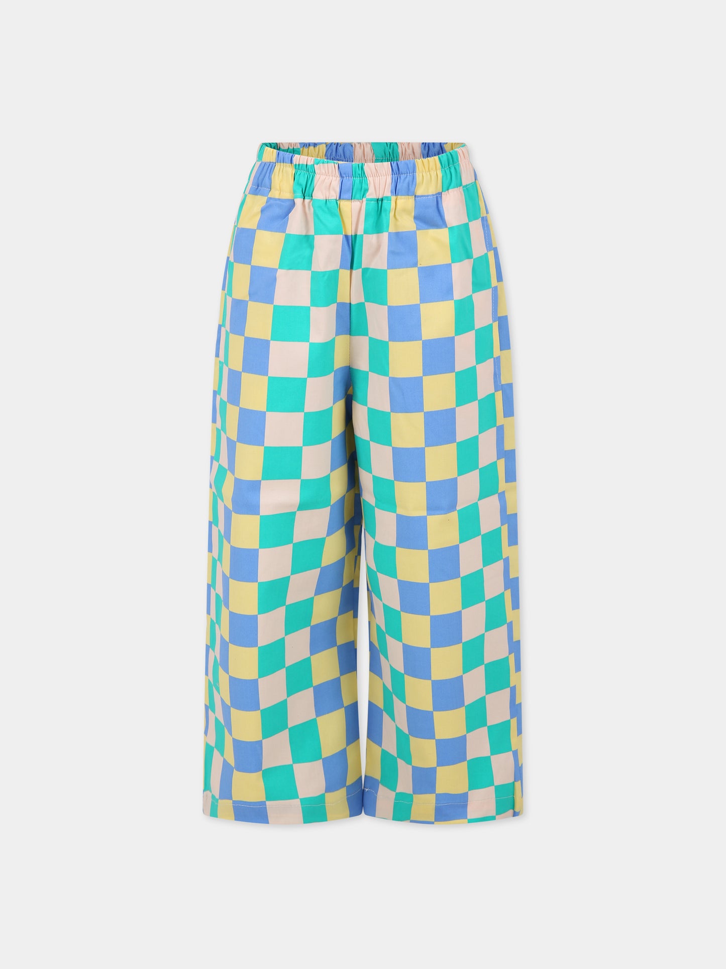 Pantaloni multicolor per bambini con logo,Weekend House Kids,783