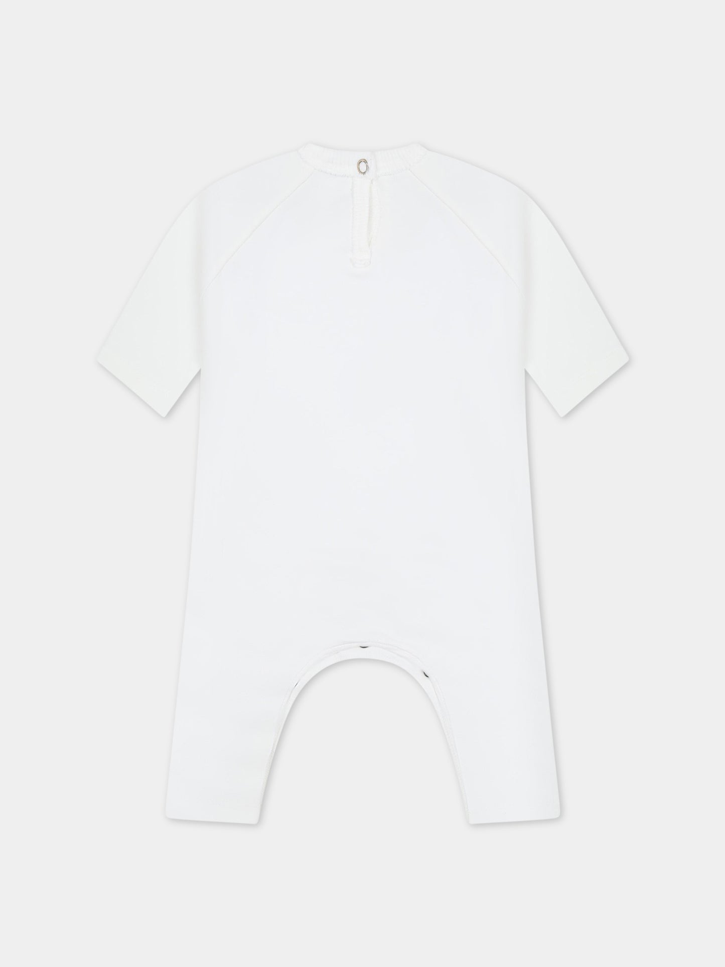 Tutina avorio per neonati con scritta marrone,Zhoe & Tobiah,FFE18 BIASTSAF