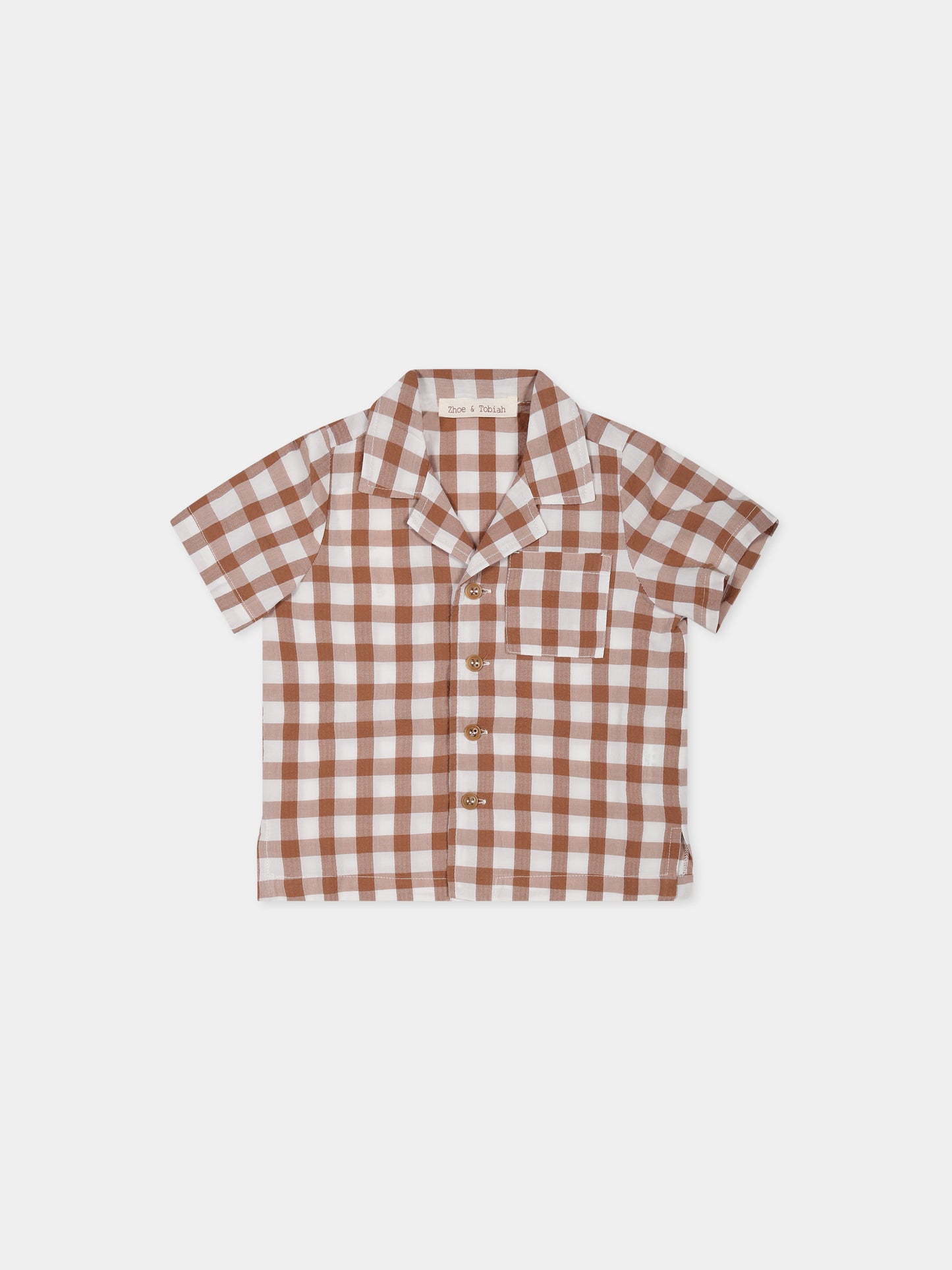 Camicia marrone per neonato,Zhoe & Tobiah,SEQ4 116