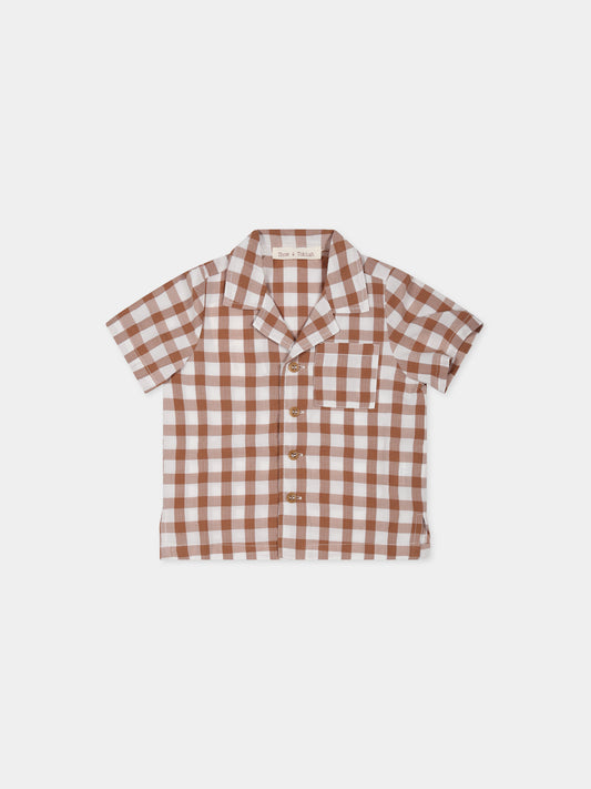 Camicia marrone per neonato,Zhoe & Tobiah,SEQ4 116