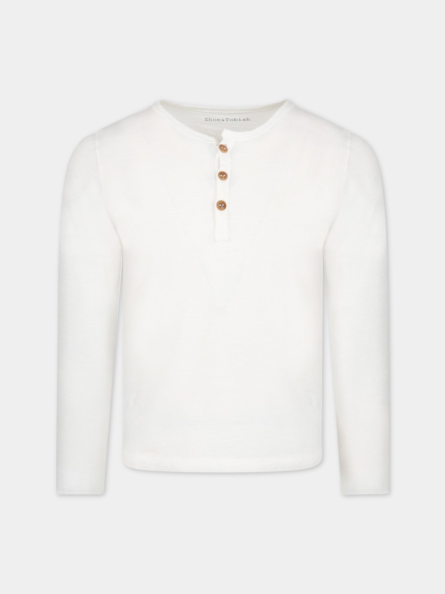 T-shirt bianco per bambino,Zhoe & Tobiah,CJ8 1