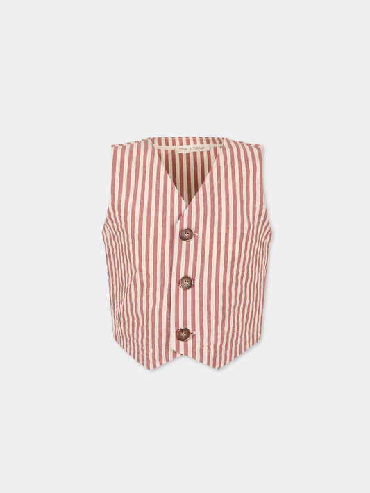 Panciotto marrone per bambino,Zhoe & Tobiah,SER5 99