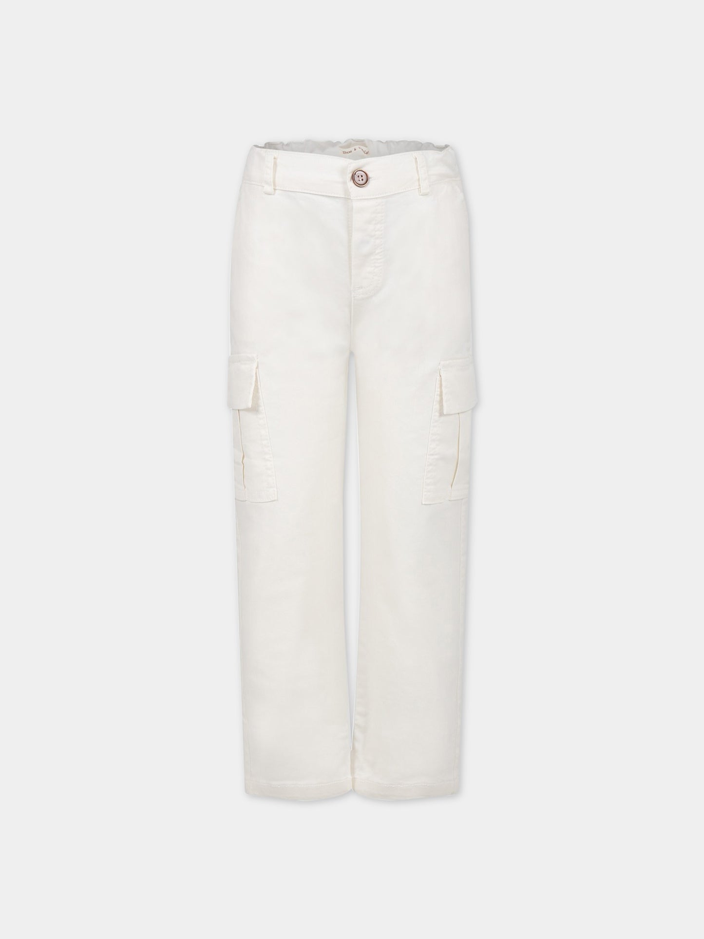 Pantaloni  bianchi per bambino,Zhoe & Tobiah,JPS8 1