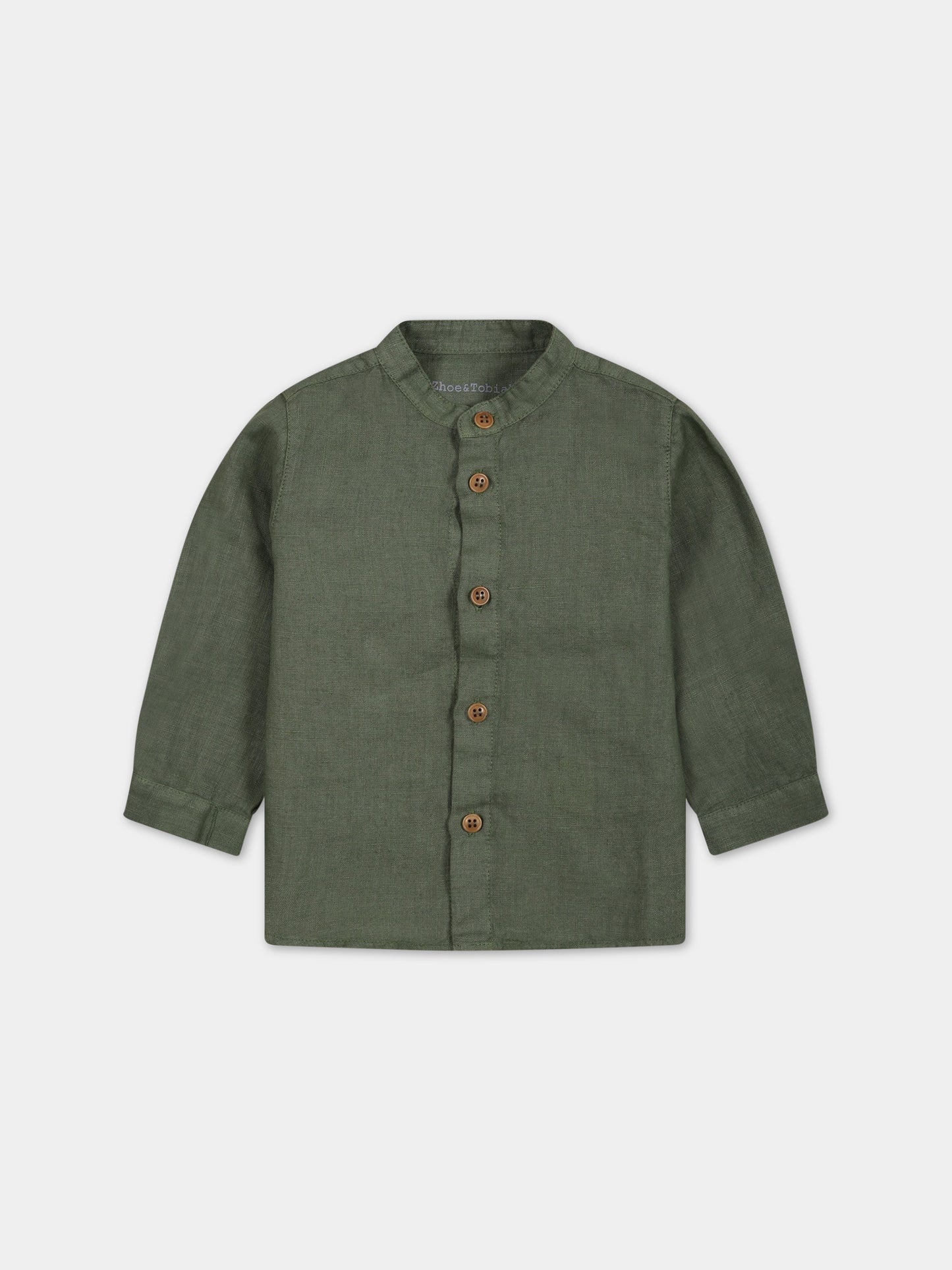 Camicia verde per neonato,Zhoe & Tobiah,LIN3 354